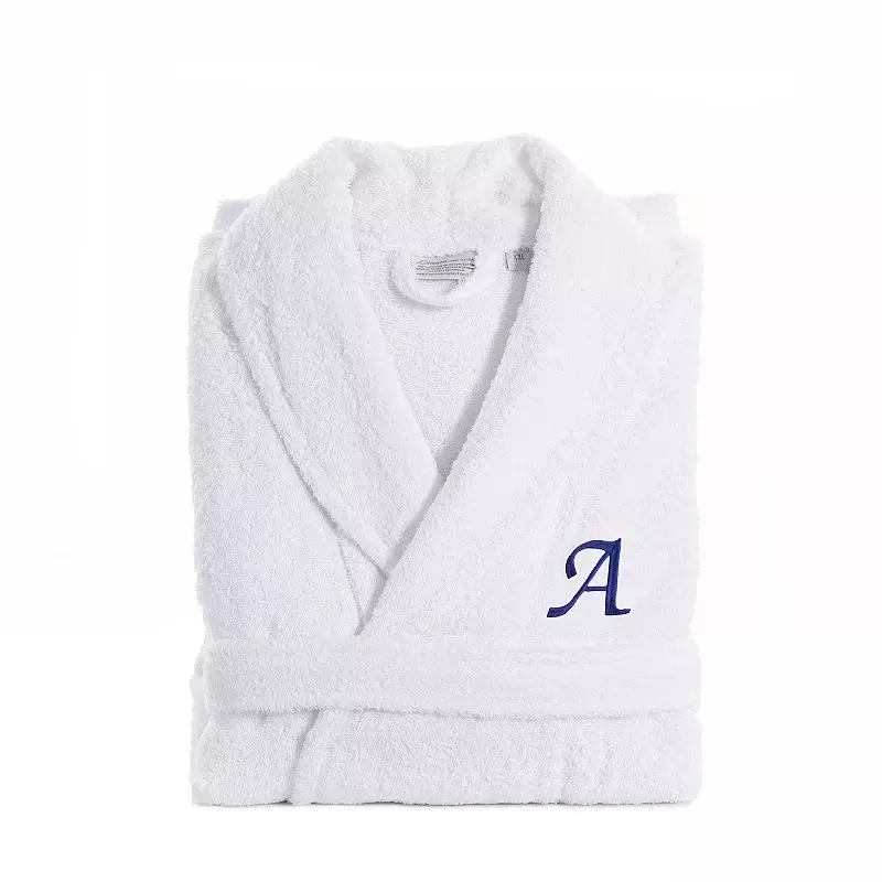 Linum Home Textiles Turkish Cotton Personalized Unisex Embroidered Terry Bathrobe, Adult Unisex,  Product Image
