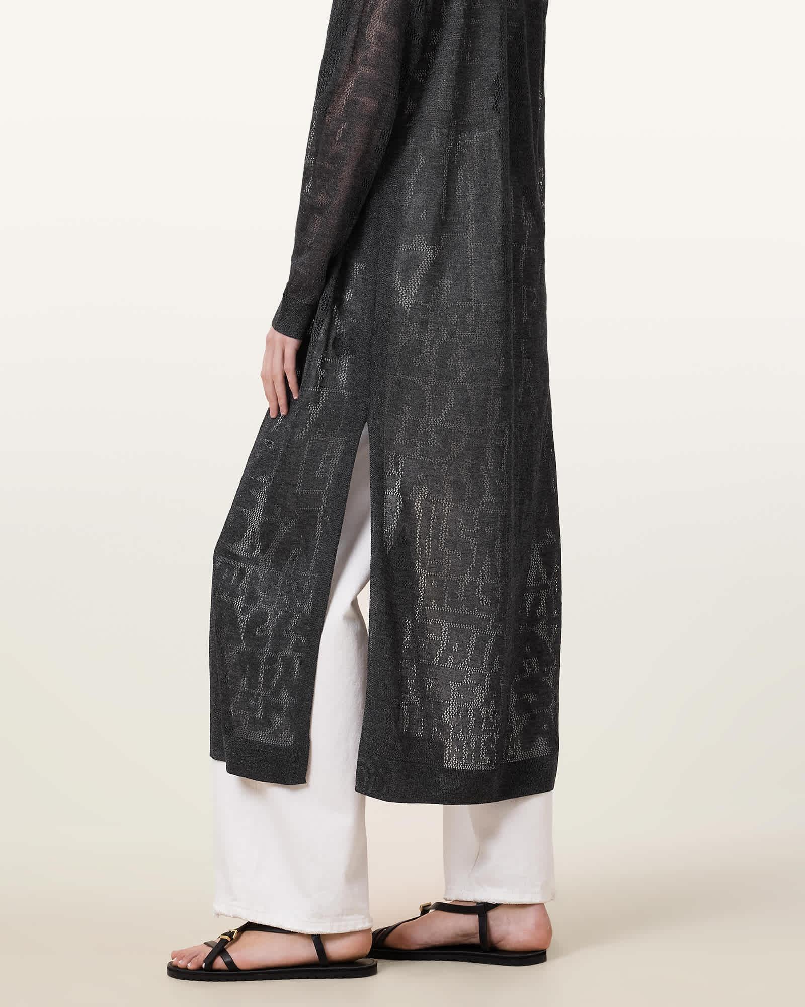 Kaito Open Knit Cardigan Product Image