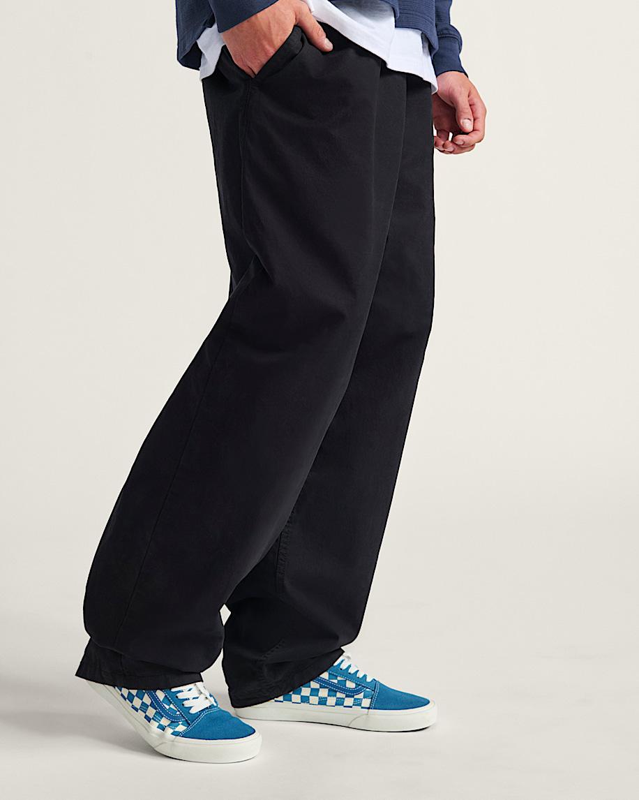 Vans | Range Baggy Tapered Elastic Waist Pant Black Product Image