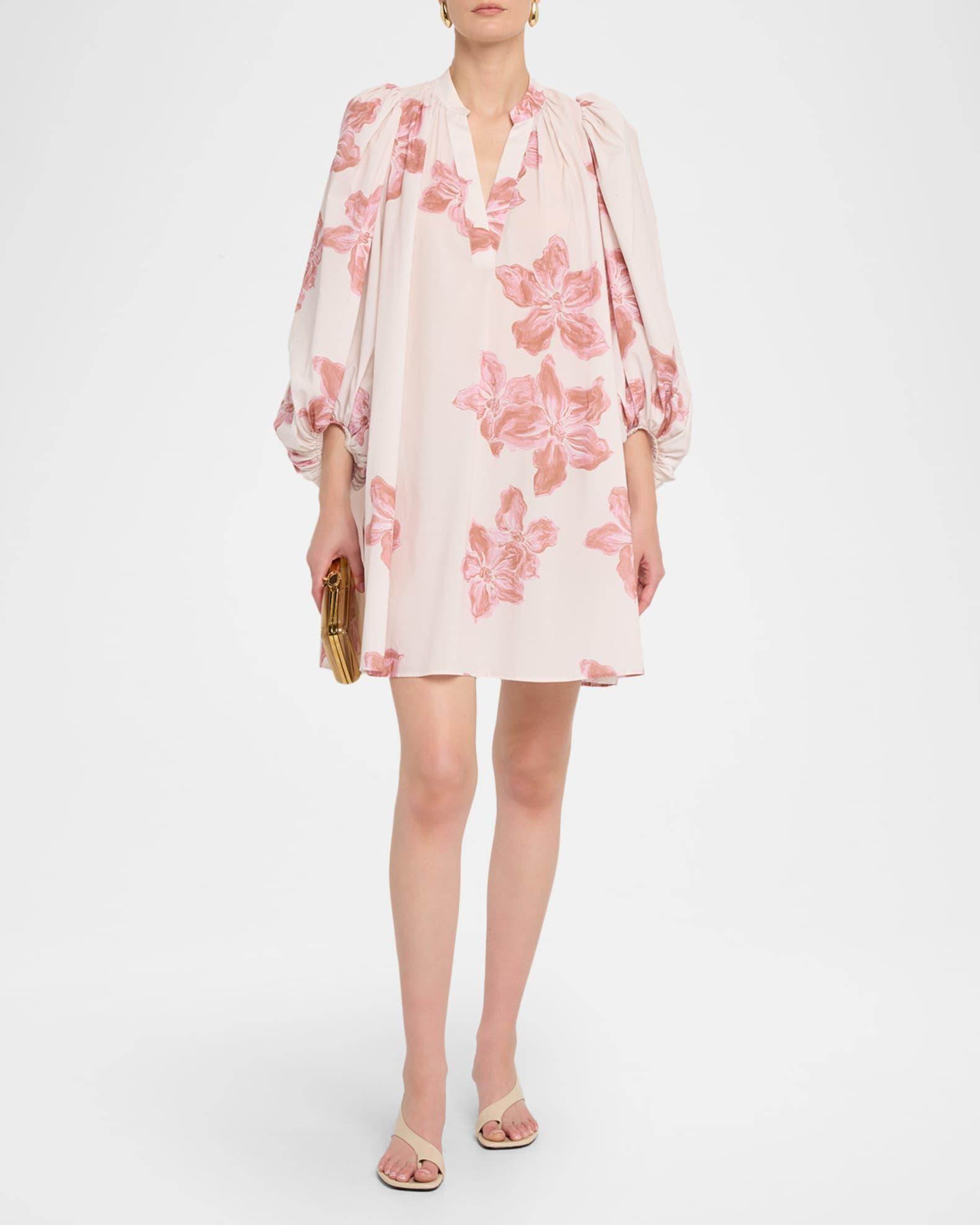 Vanessa Floral-Print Mini Shift Dress Product Image