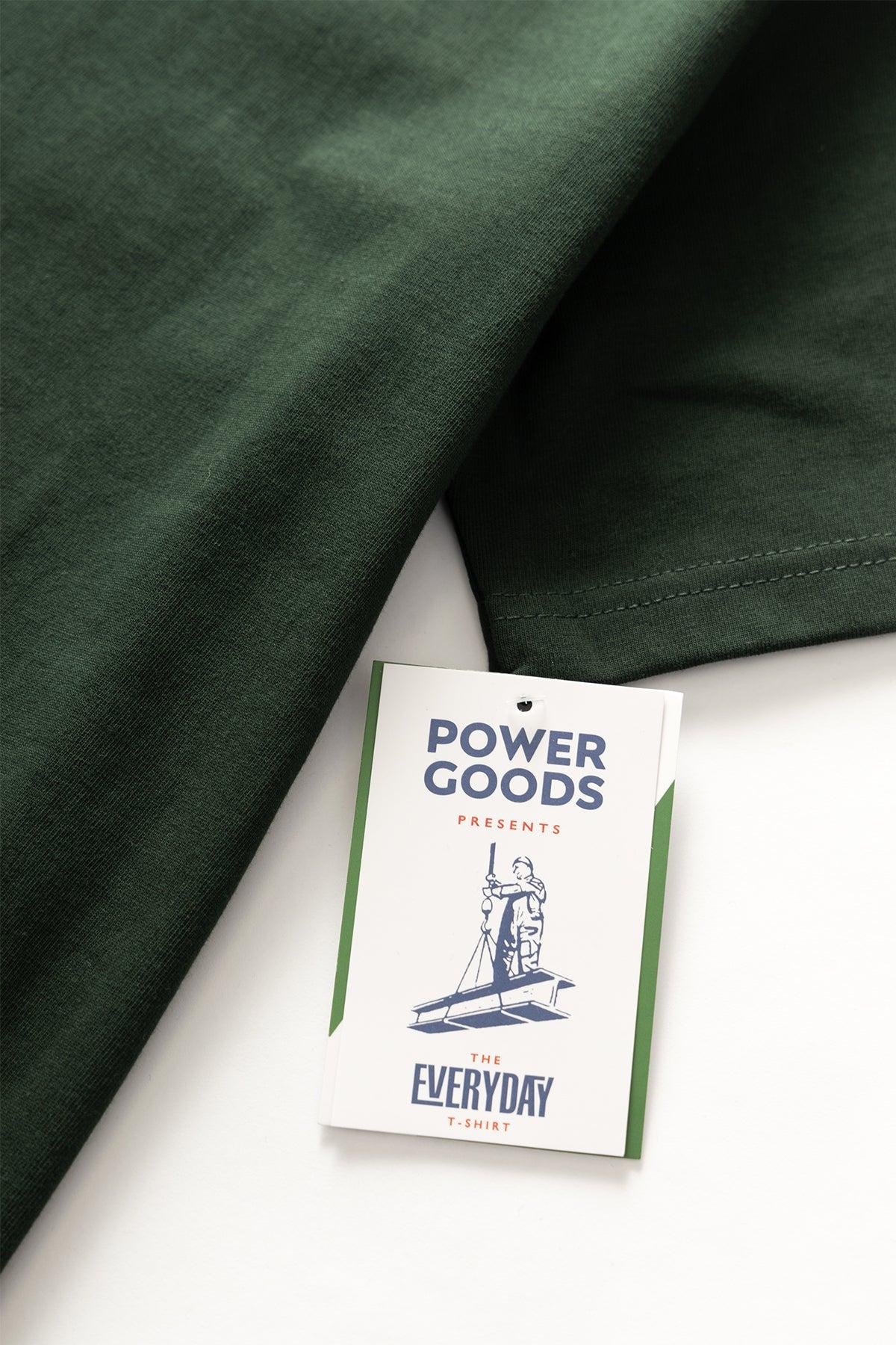 Power Goods - Everyday Tee - Forest Green Product Image