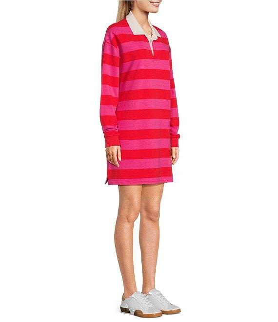Copper Key Rugby Stripe Dress Product Image