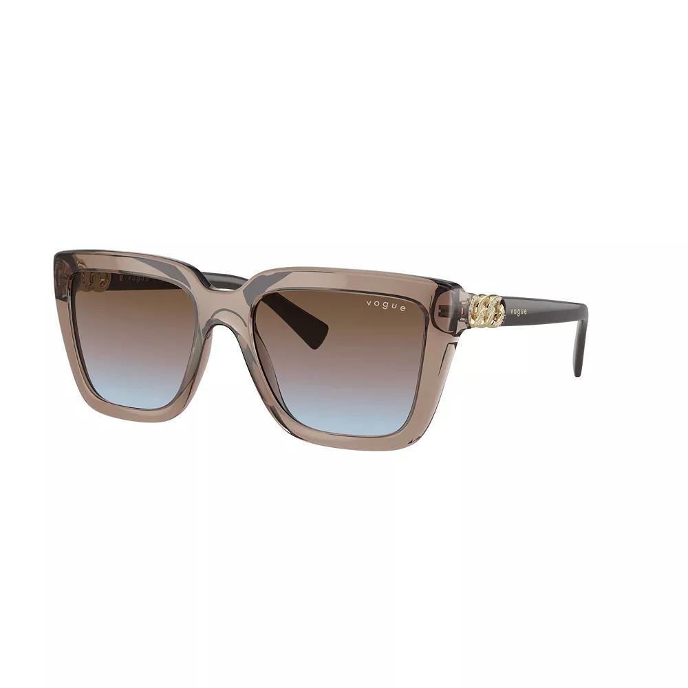 Women's Vogue VO5575SB 55mm Injected Gradient Butterfly Sunglasses, Brown Product Image