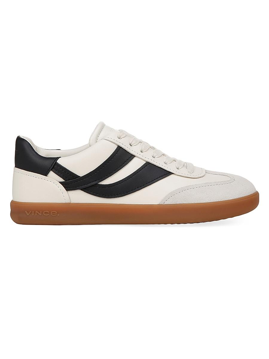 Womens Oasis Leather Sneakers Product Image