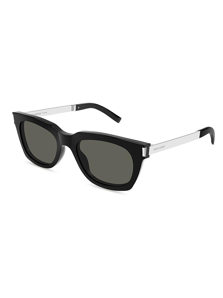 Mens Combi Acetate Rectangle Sunglasses Product Image