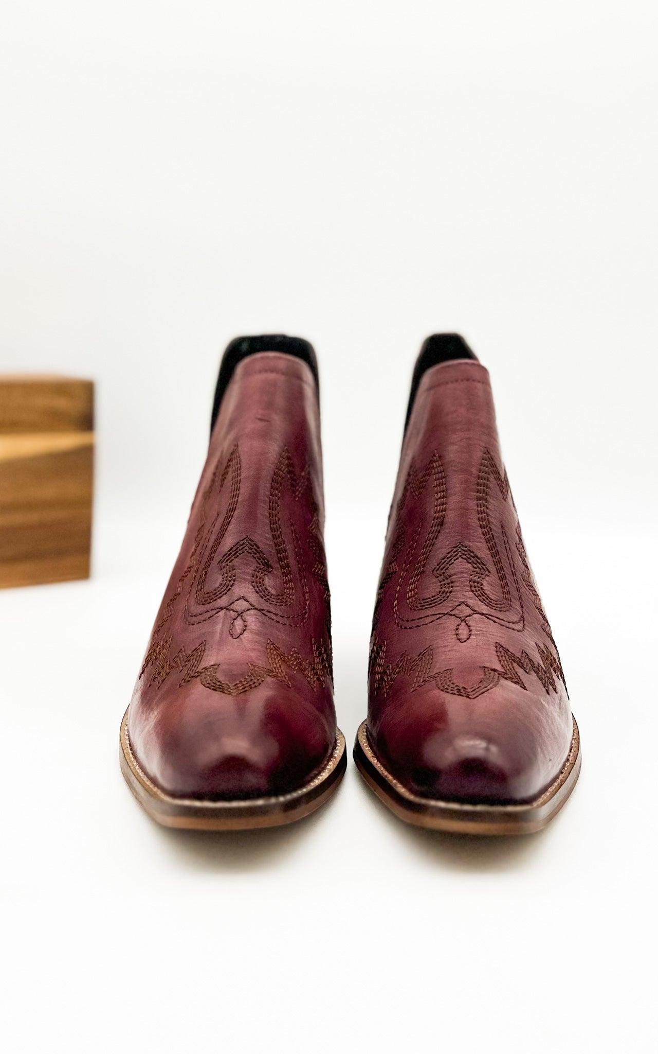Kickin' Booties in Burgundy (Online Exclusive) Product Image