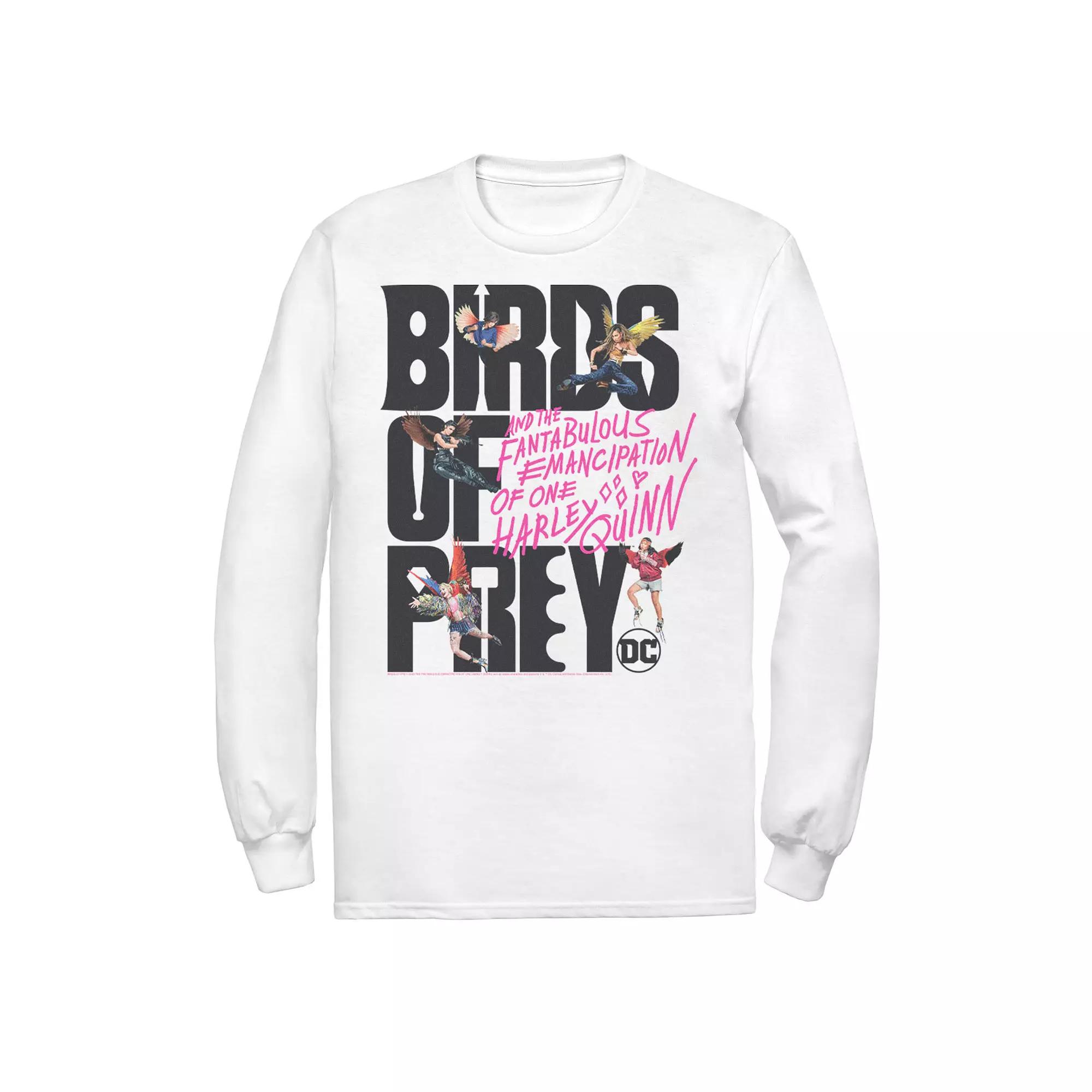 Men's DC Comics Birds of Prey Collage Text Tee,  Product Image