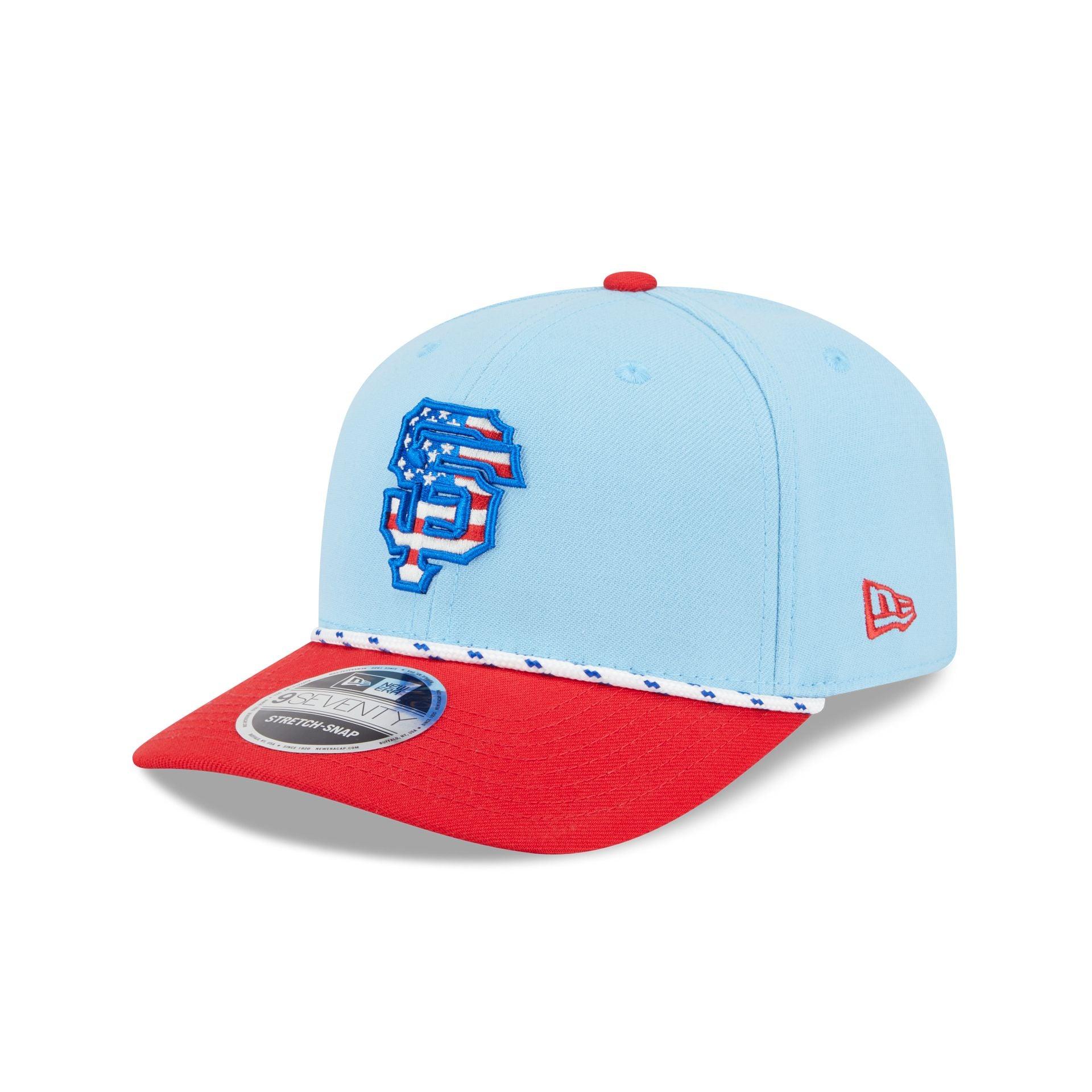 San Francisco Giants Independence Day 2025 9SEVENTY Stretch-Snap Hat Male Product Image