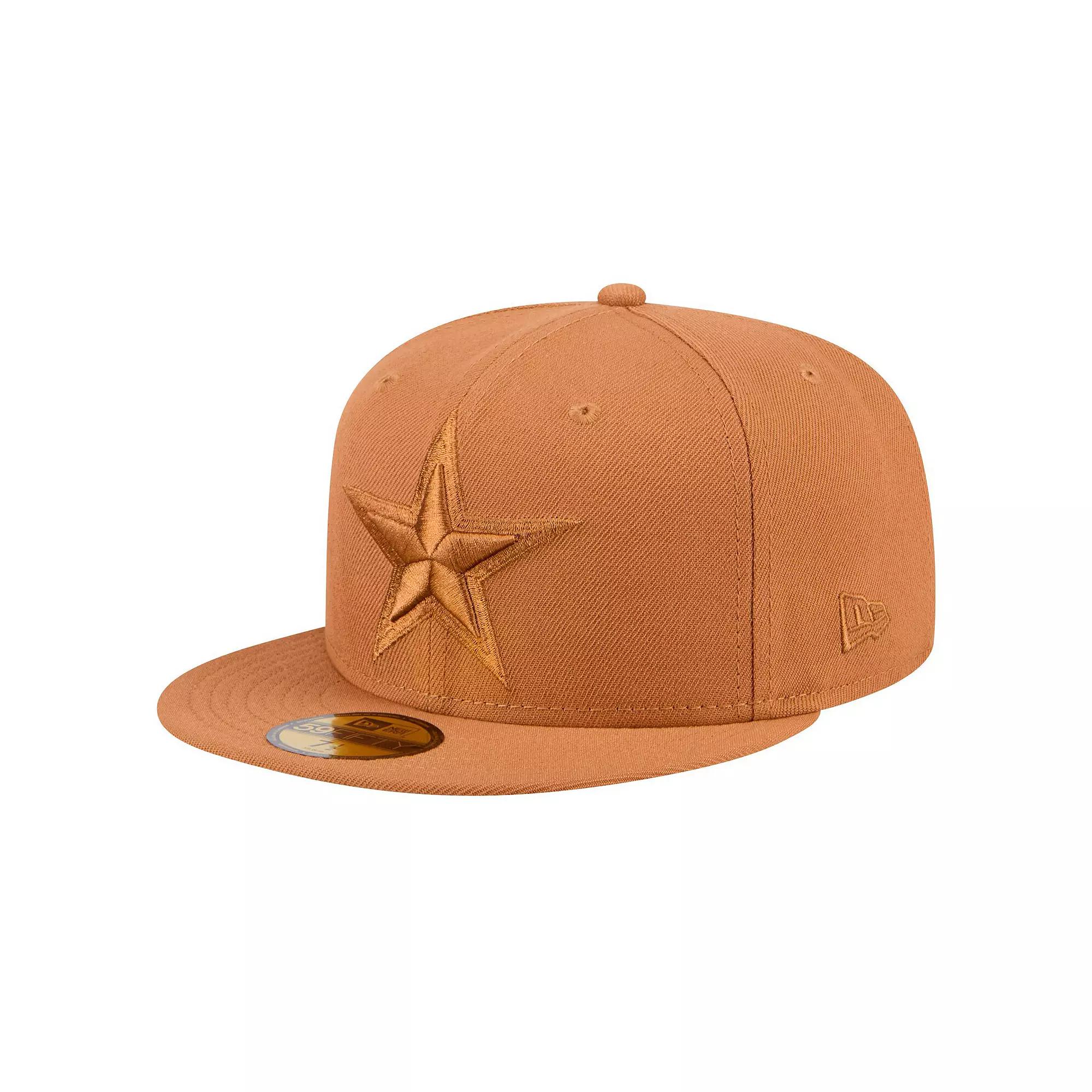 Men's New Era Brown Dallas Cowboys Tonal Color Pack 59FIFTY Fitted Hat, Size: 7 7/8 Product Image