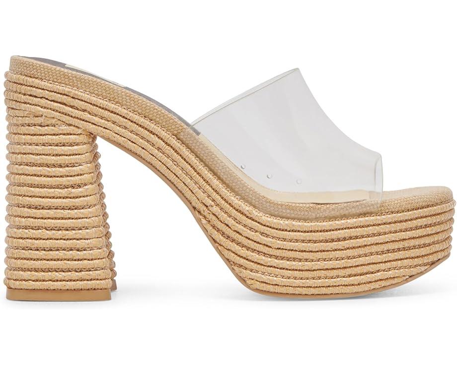 Adorned Metallic Raffia Slide Sandal Product Image
