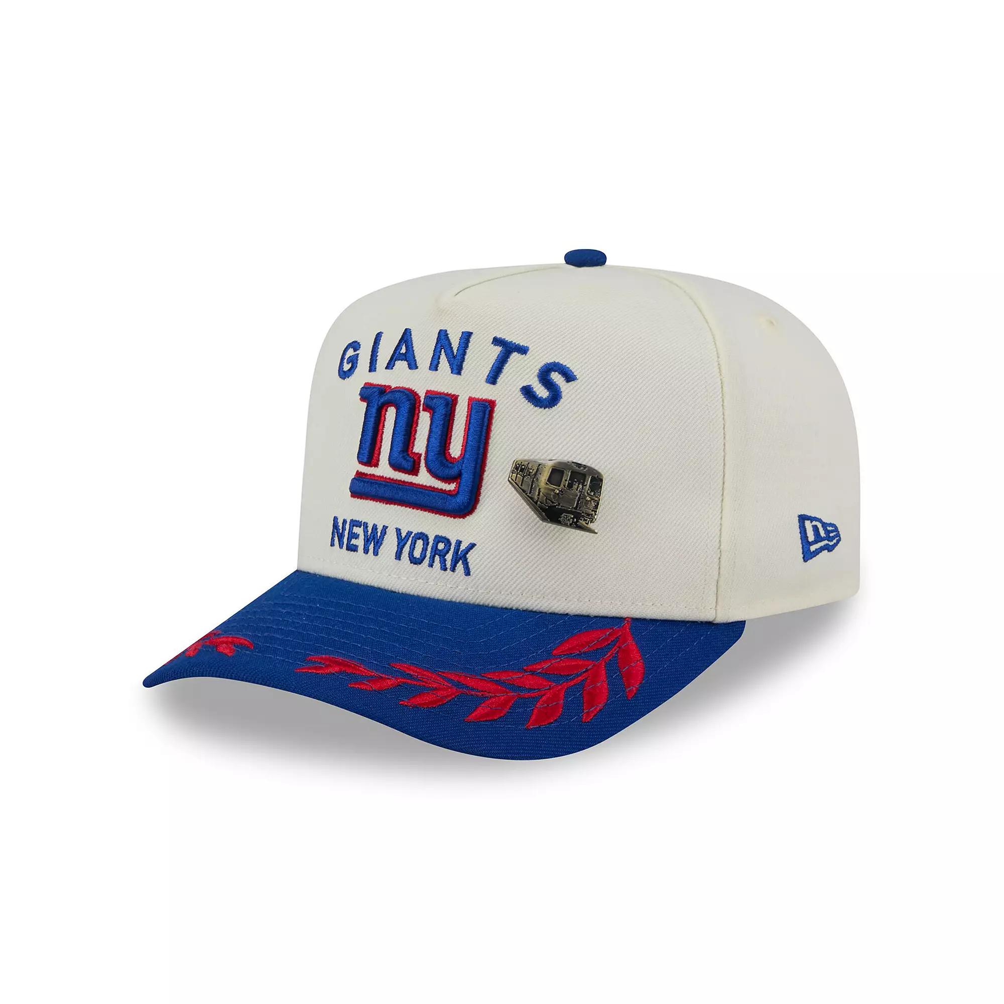 Mens New Era Cream/Royal New York Giants 2025 NFL Draft A-Frame 59FIFTY Fitted Hat Product Image