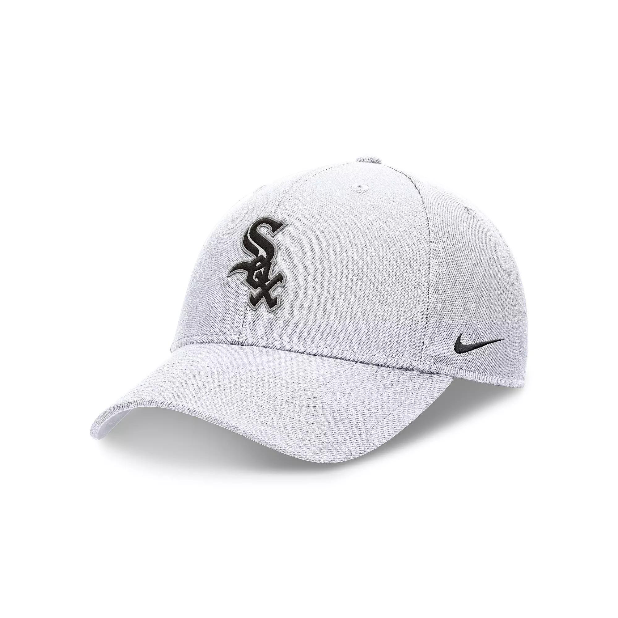 Men's Nike White New York Yankees Evergreen Club Performance Adjustable Hat, Size: Medium/Large Product Image