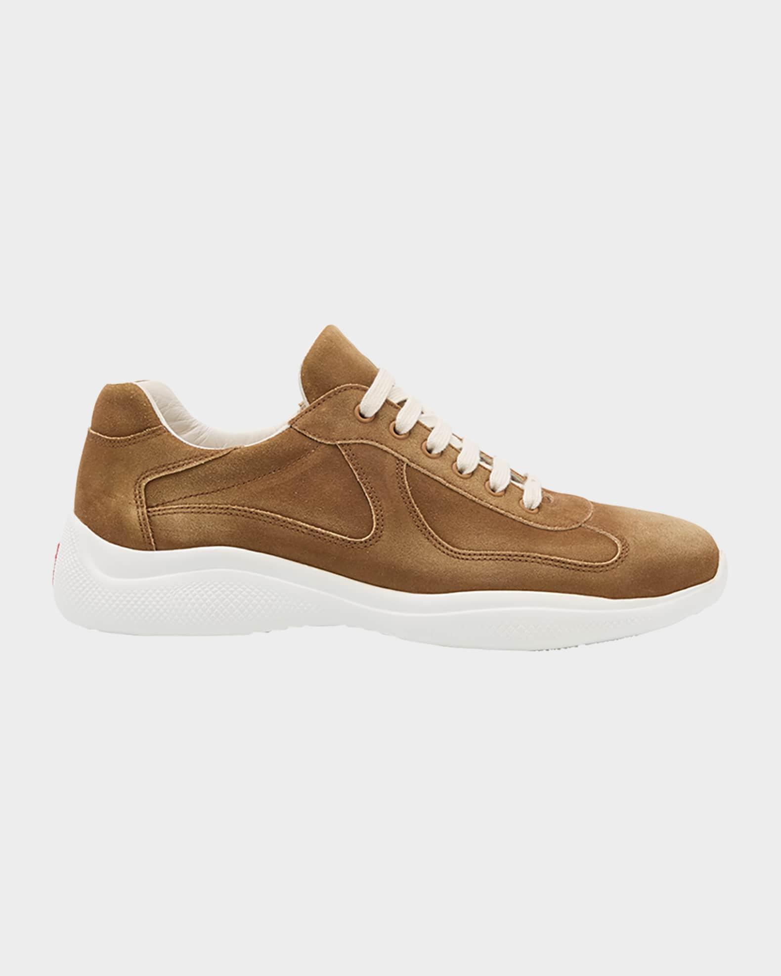 Men's Americas Cup Suede Low-Top Sneakers Product Image