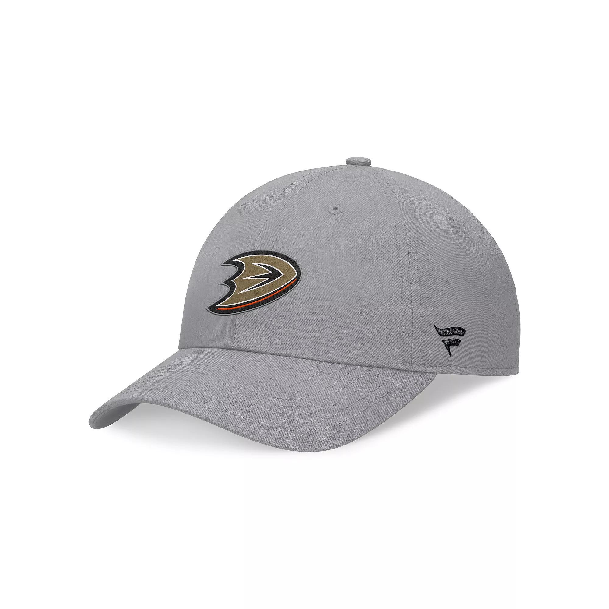 Men's Fanatics Gray Anaheim Ducks Extra Time Adjustable Hat, Dks Grey Product Image