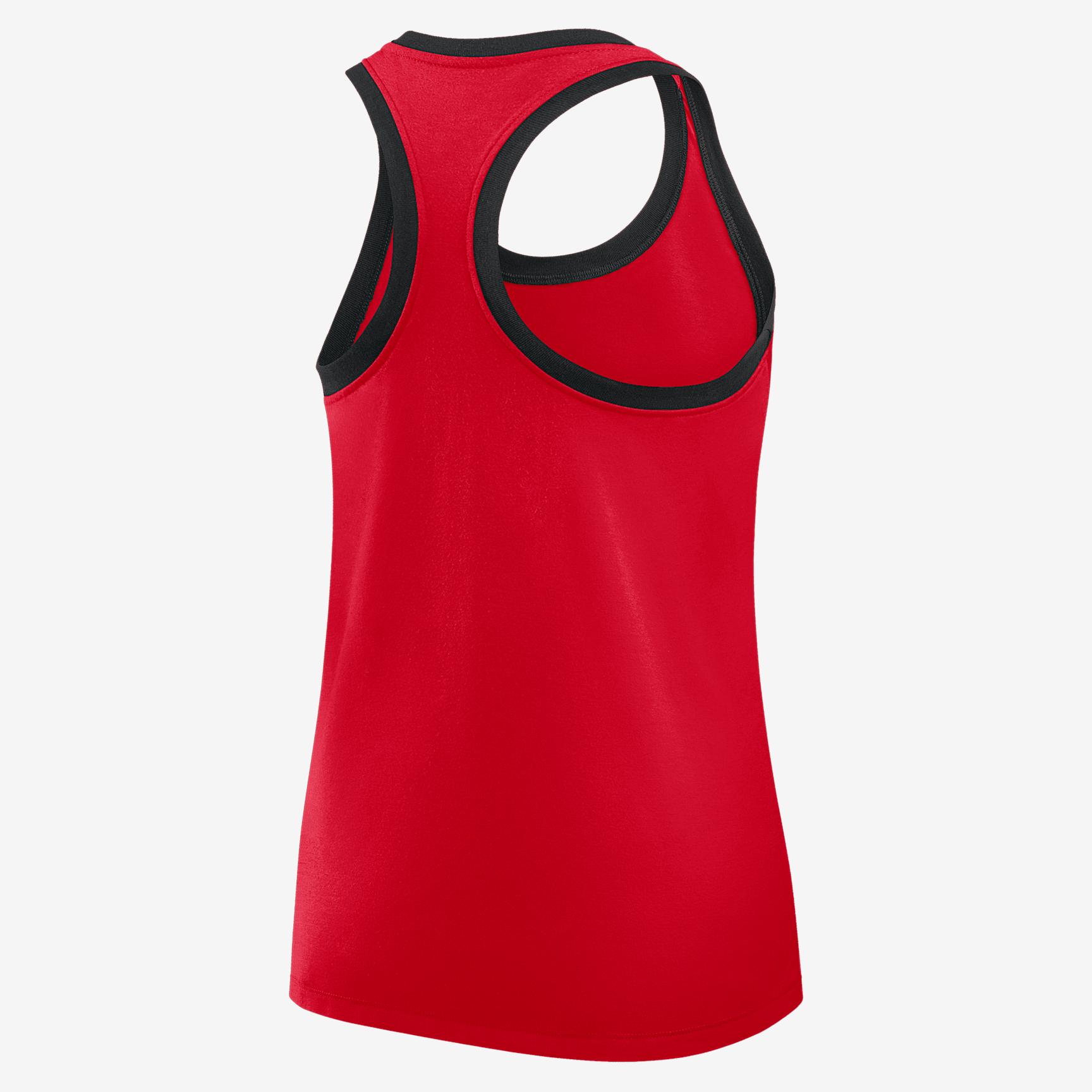 Georgia Primetime Shadow Nike Women's College Racerback Tank Top Product Image