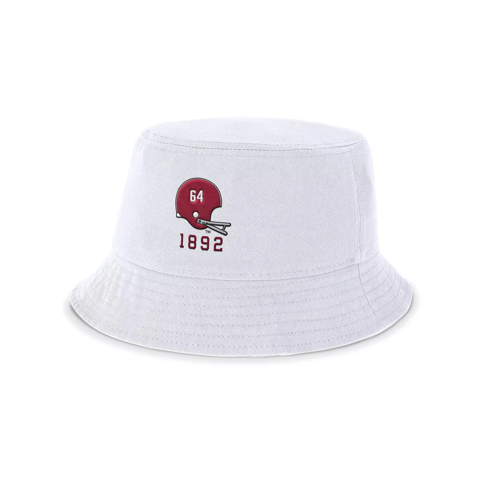 Men's Nike White Alabama Crimson Tide Legacy Apex Bucket Hat,  Product Image