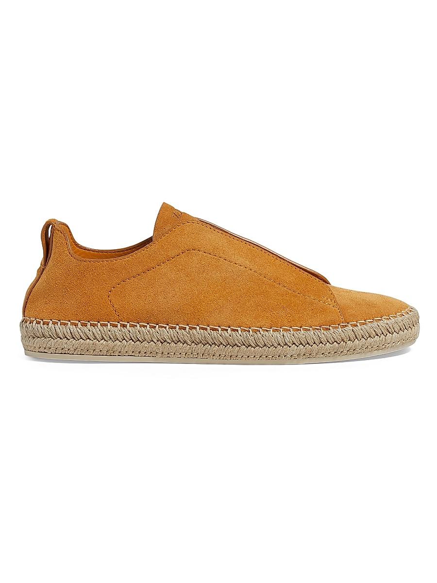Mens Suede Triple Stitch Espadrilles Product Image