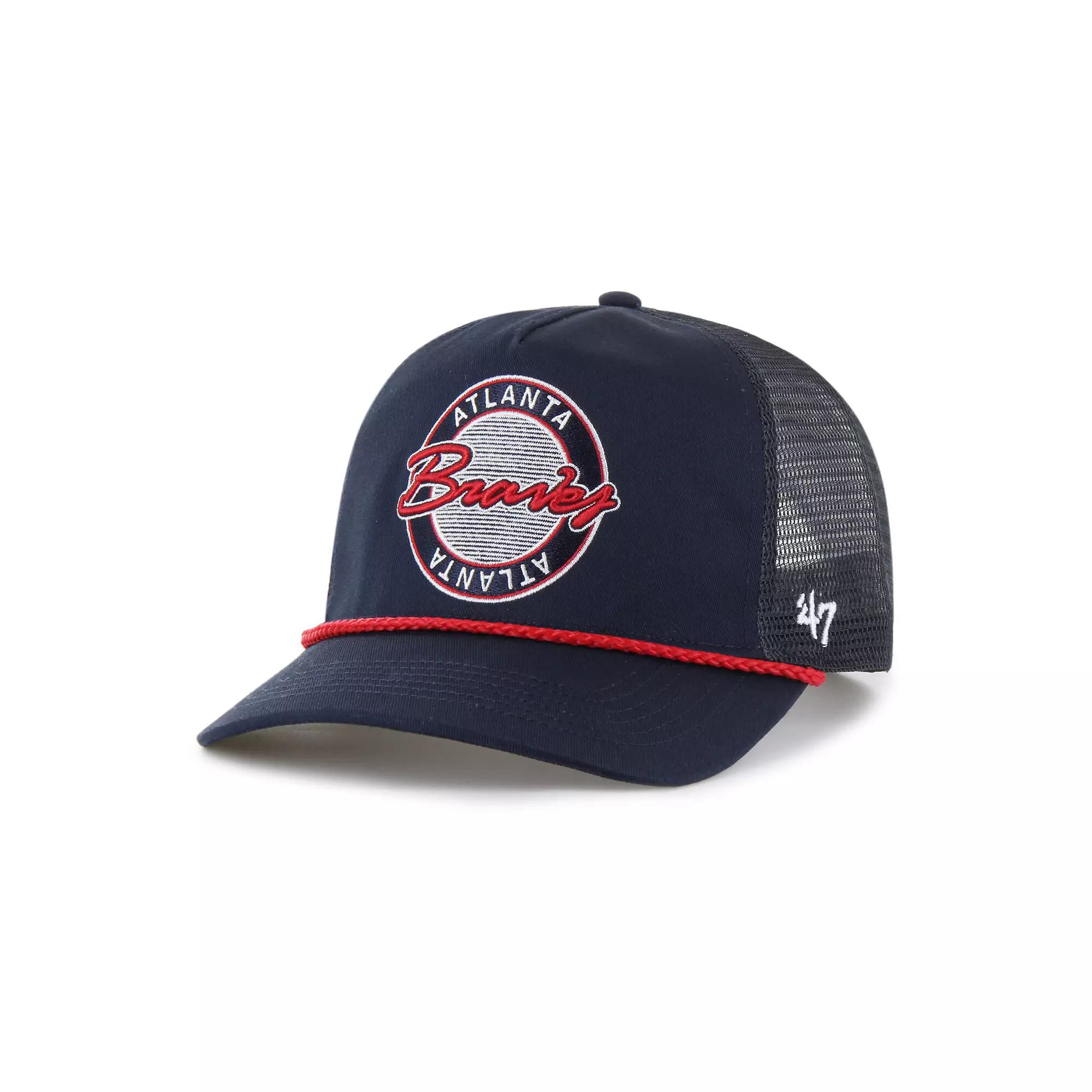 Men's '47 Navy Atlanta Braves Promenade Hitch Adjustable Hat, Blue Product Image