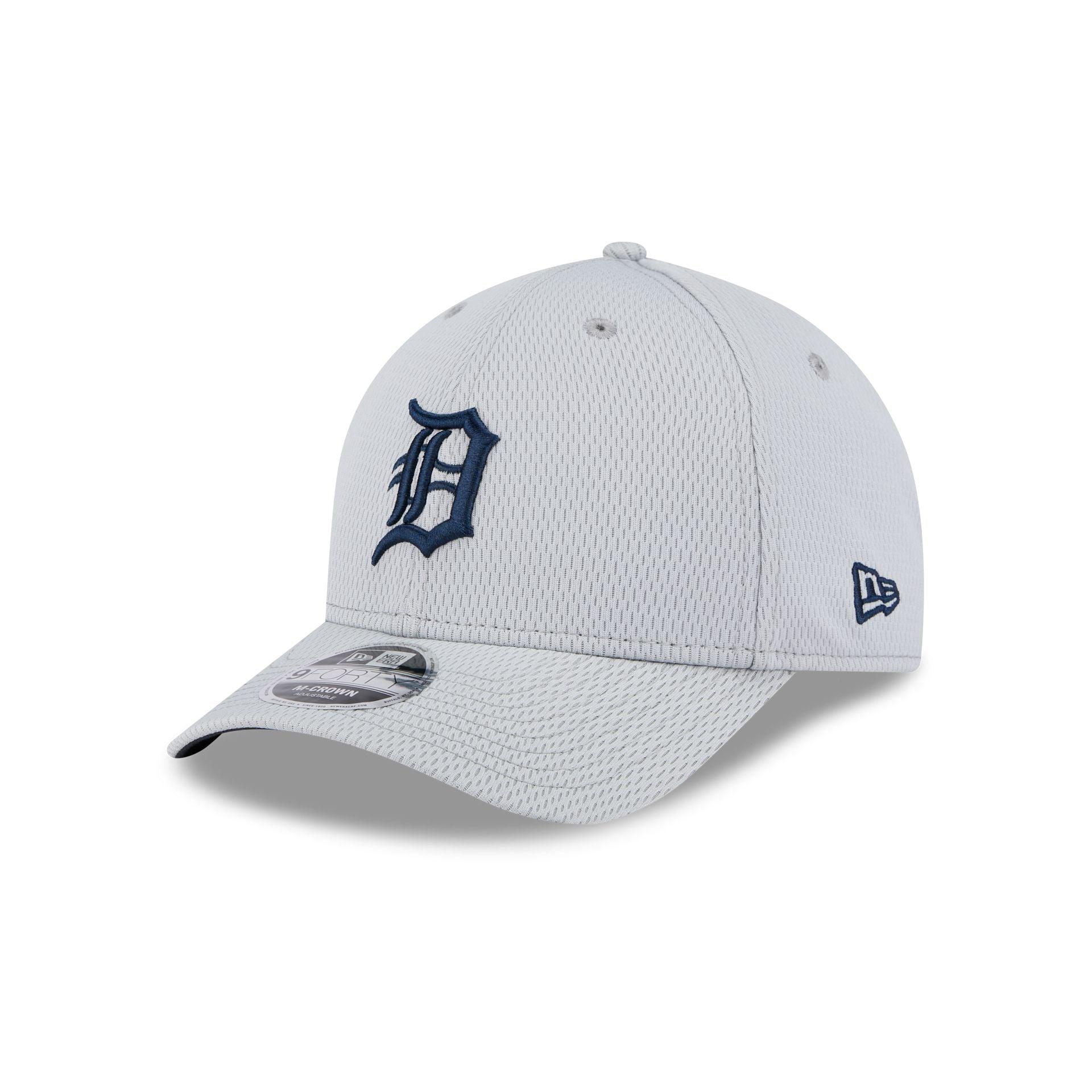 Detroit Tigers 2025 Clubhouse Gray 9FORTY M-Crown Snapback Hat Male Product Image