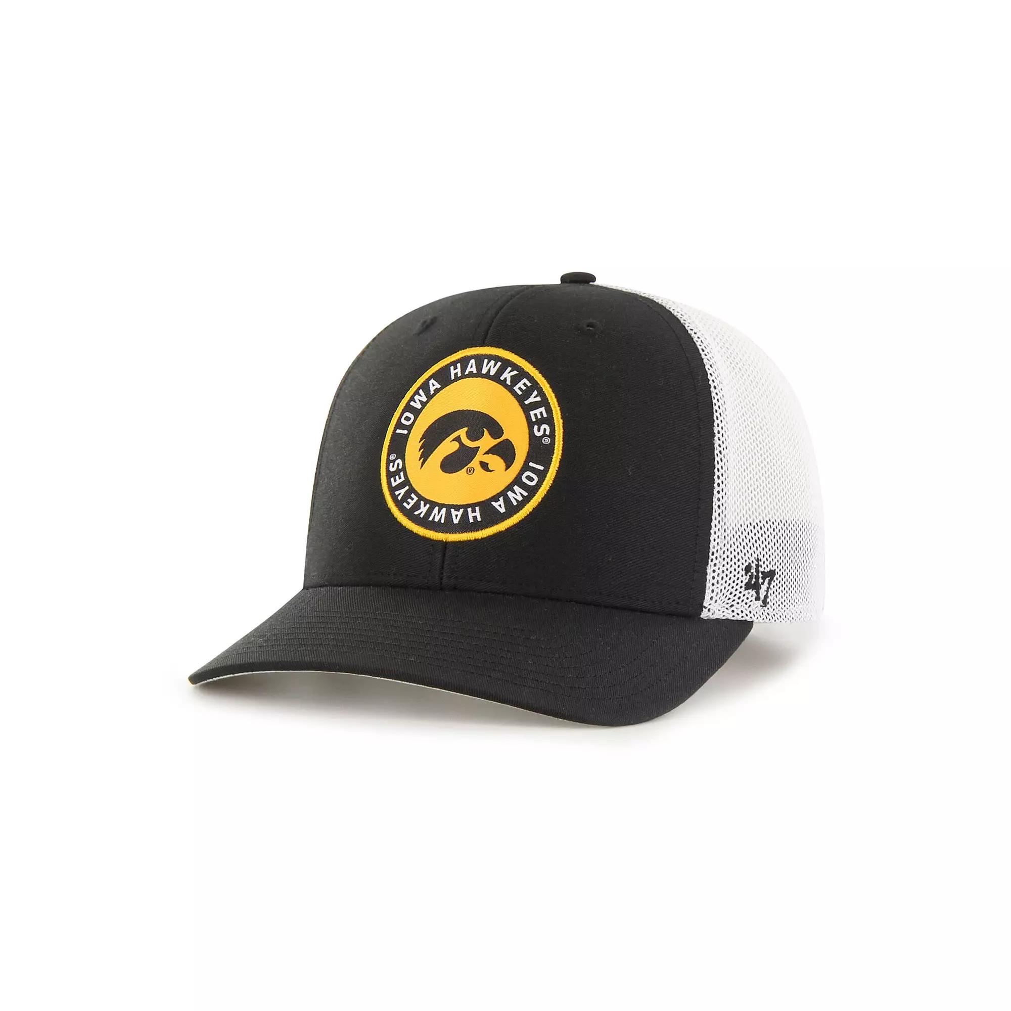 Men's '47 Black Iowa Hawkeyes Unveil Trophy Flex Hat,  Product Image