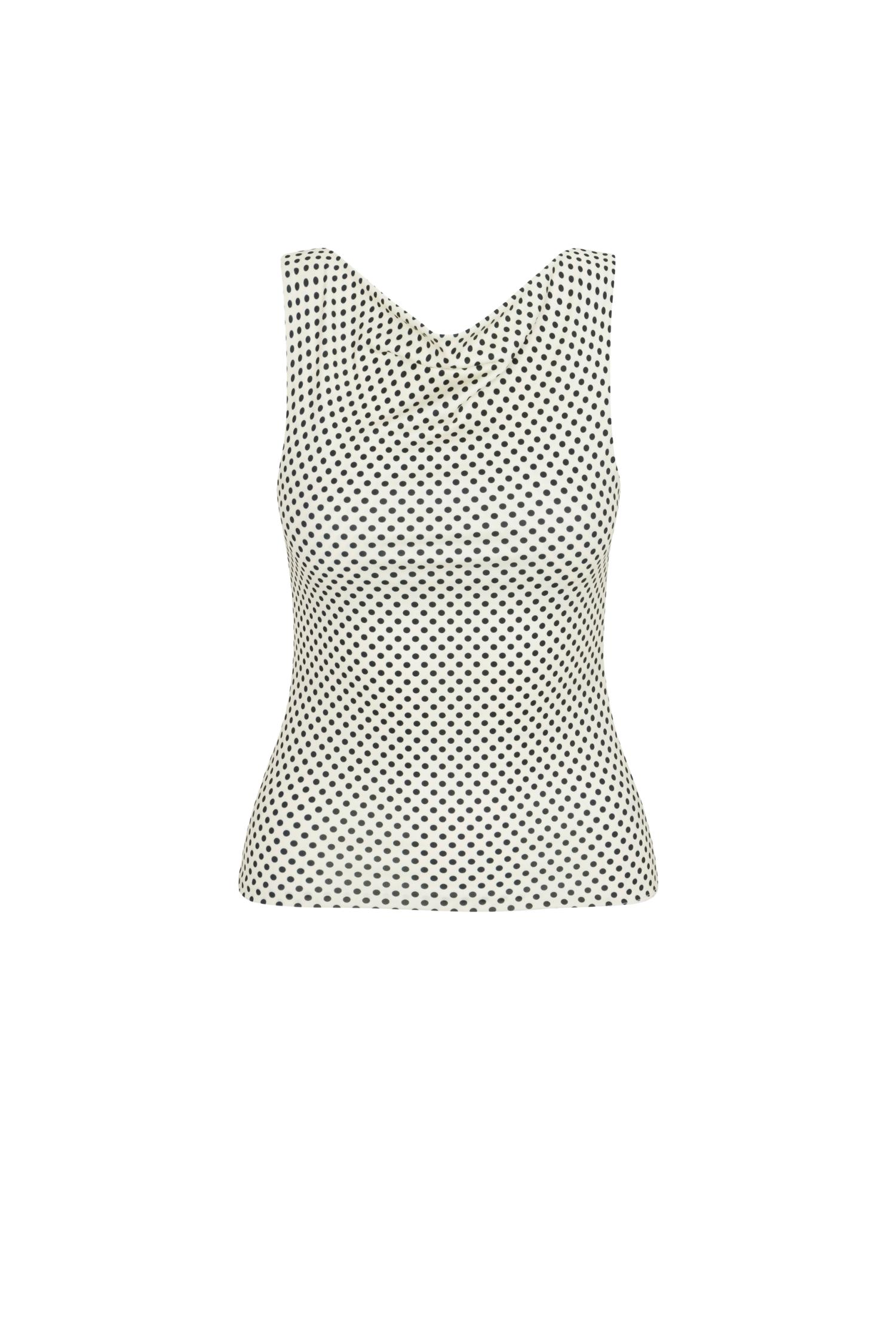 LANI TOP - BUTTER POLKA DOT Product Image