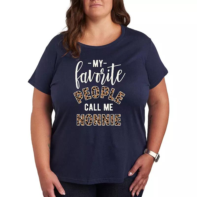 Plus Favorite People Nonnie Graphic Tee, Women's,  Product Image