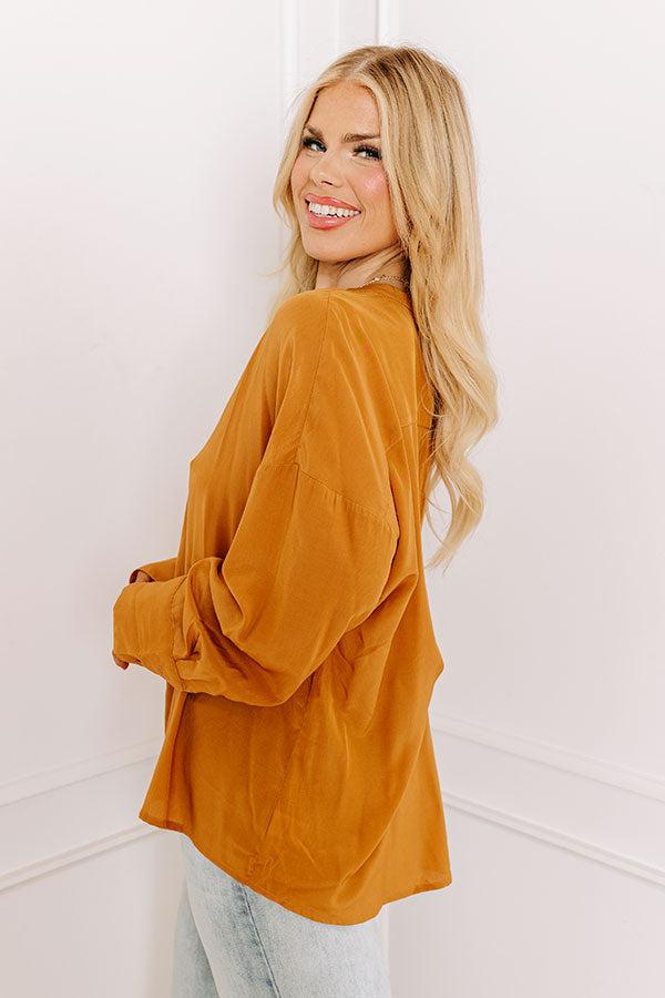 Balcony Nights Shift Top In Golden Honey Curves Product Image