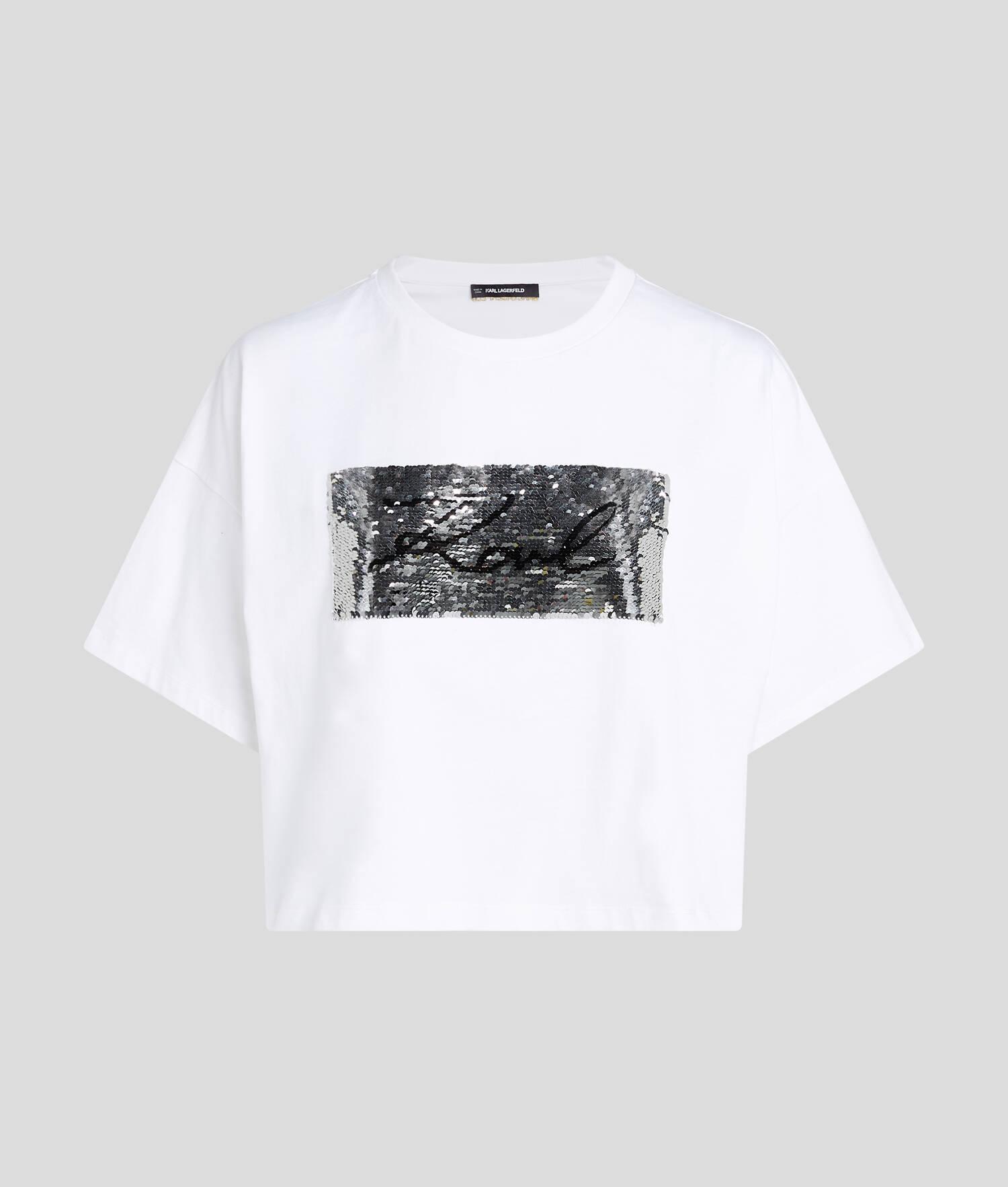 REVERSIBLE SEQUINS T-SHIRT Product Image