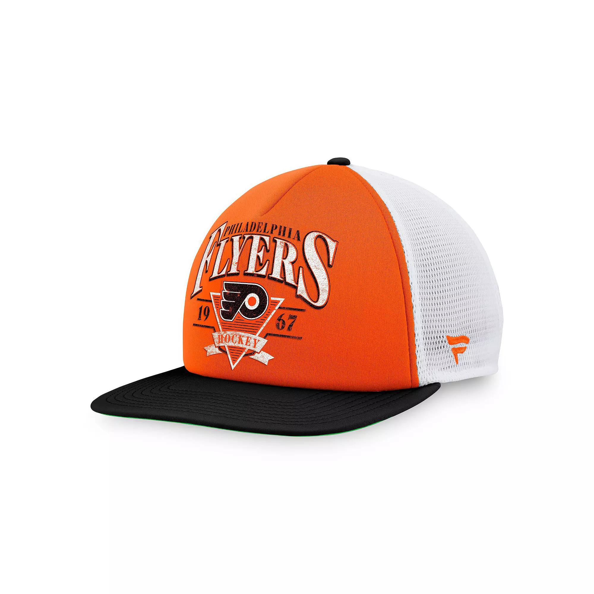 Men's Fanatics  Orange Philadelphia Flyers Classic Foam Adjustable Trucker Hat, Fly Orange Product Image