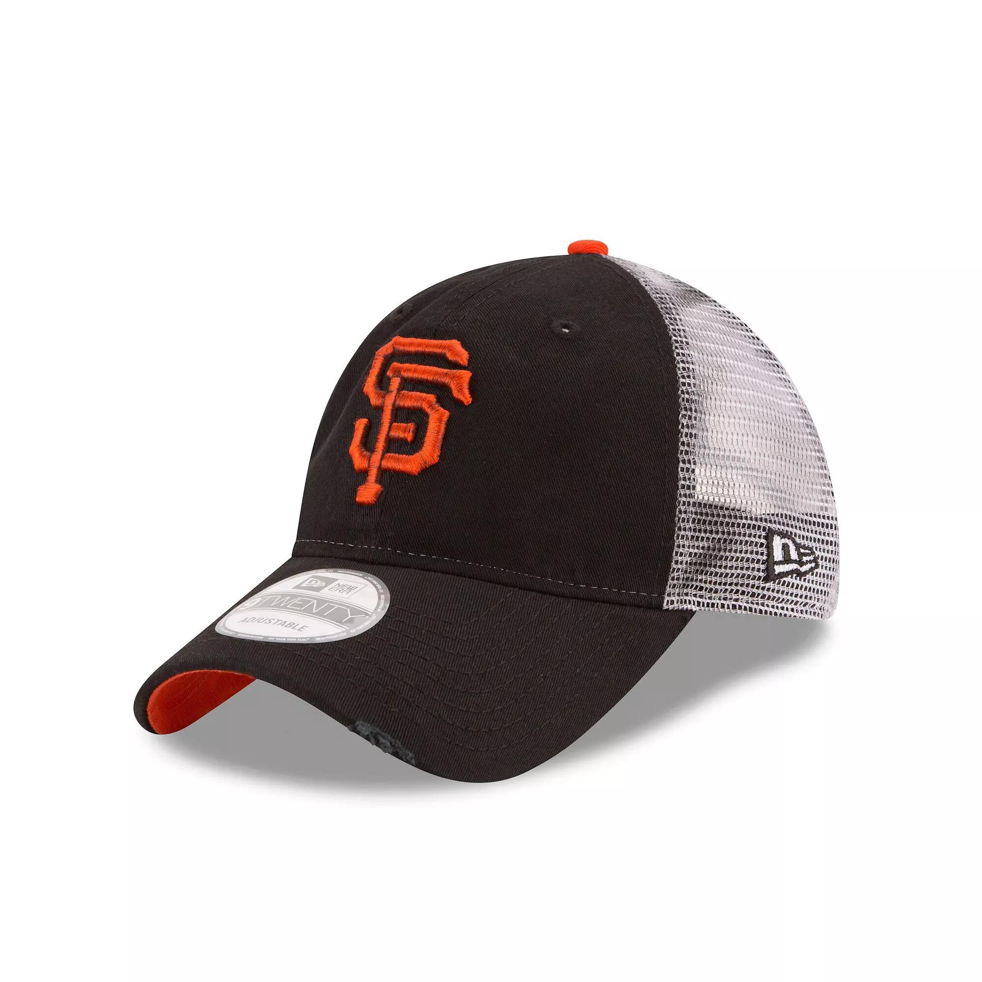 Men's New Era Black San Francisco Giants Team Rustic 9TWENTY Adjustable Hat Product Image