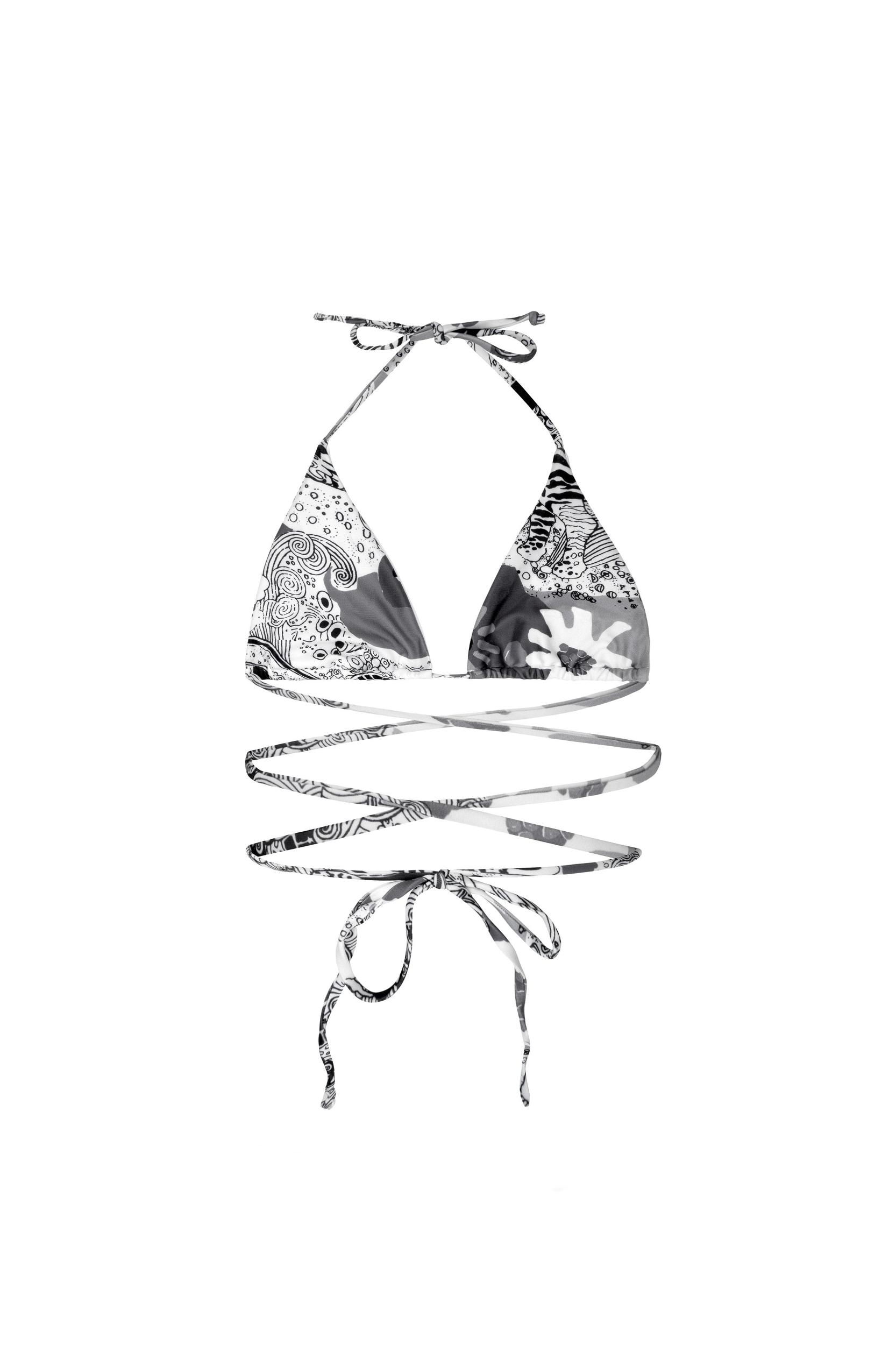 String Bikini Top - Graphic Parade Product Image