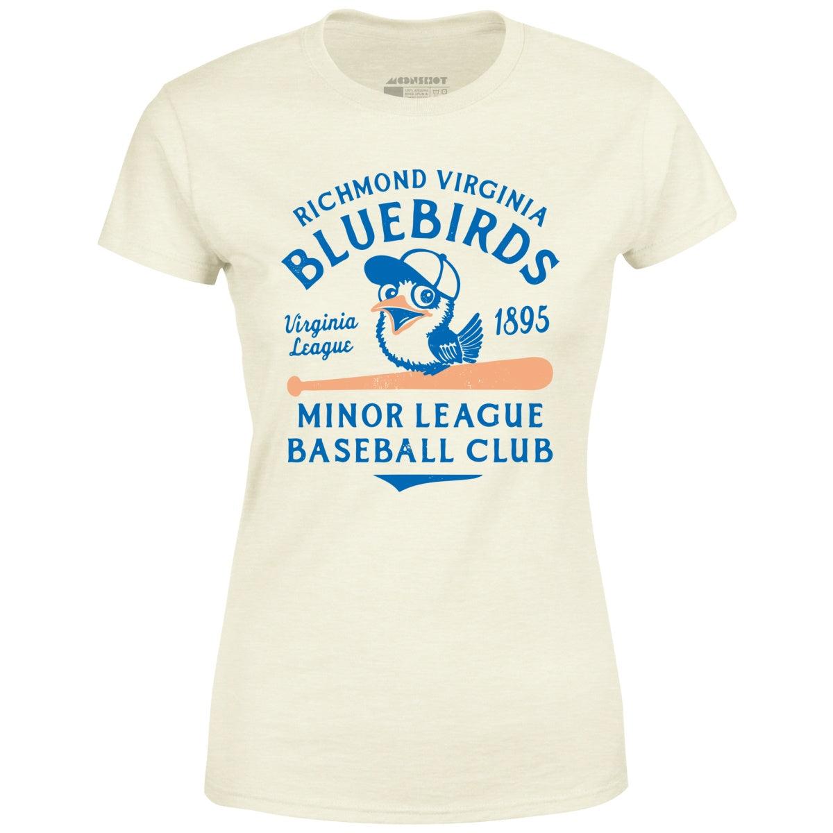 Richmond Bluebirds - Virginia - Vintage Defunct Baseball Teams - Women's T-Shirt Female Product Image
