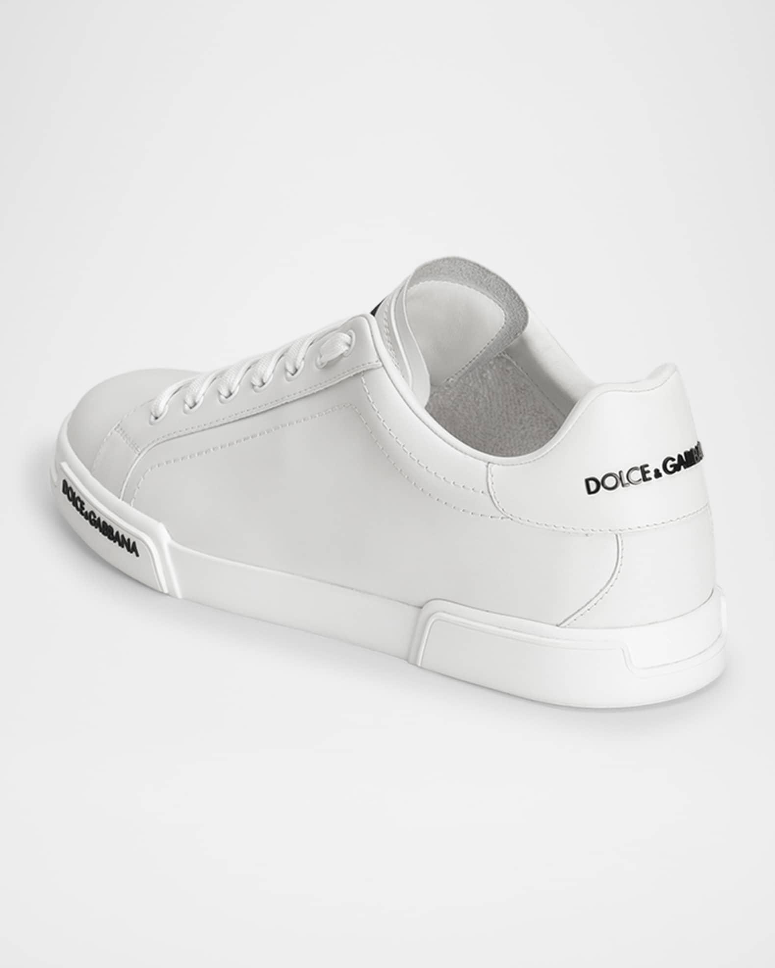 Men's Leather Low-Top Sneakers Product Image