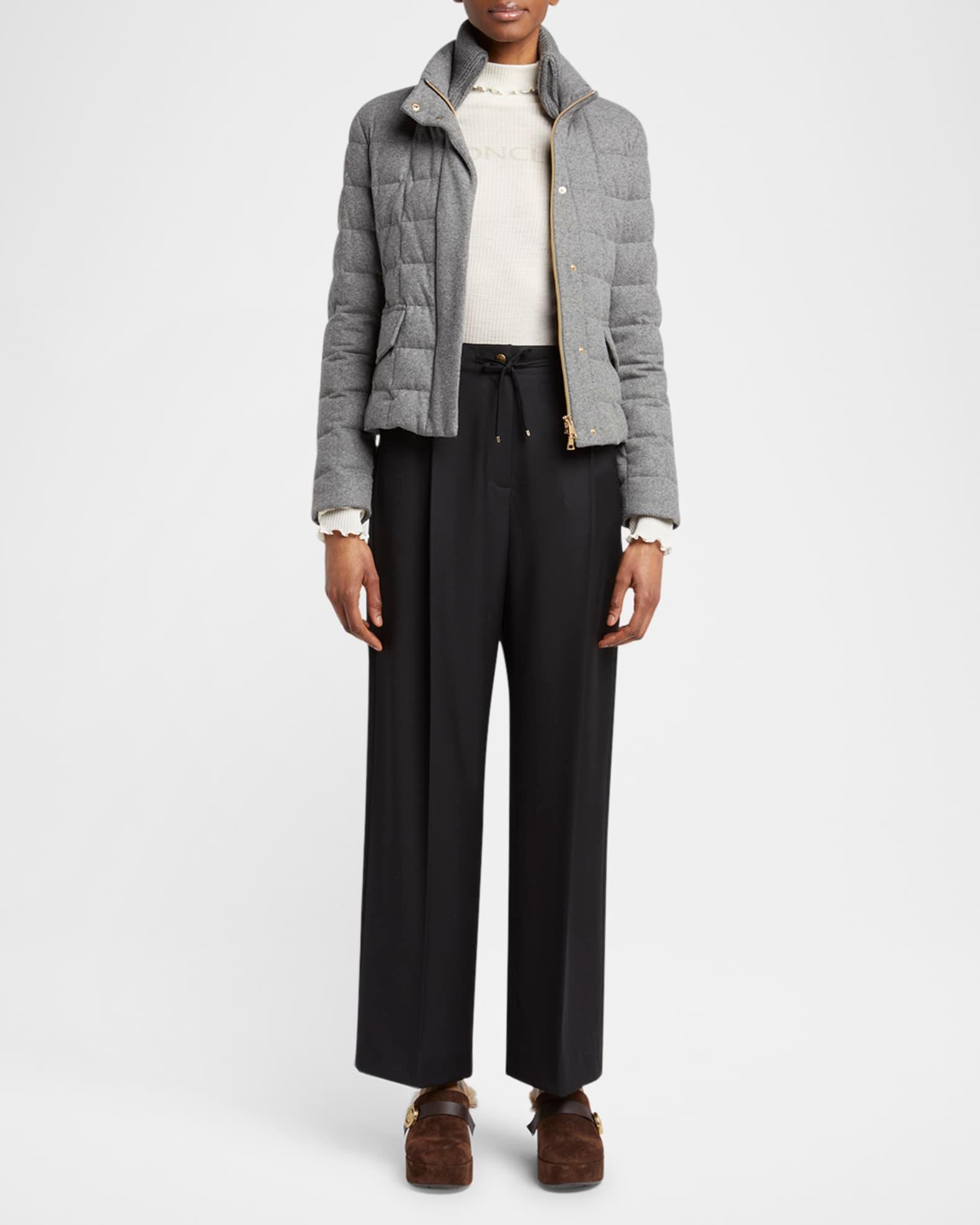 Bussettes Belted Short Down Jacket  Product Image