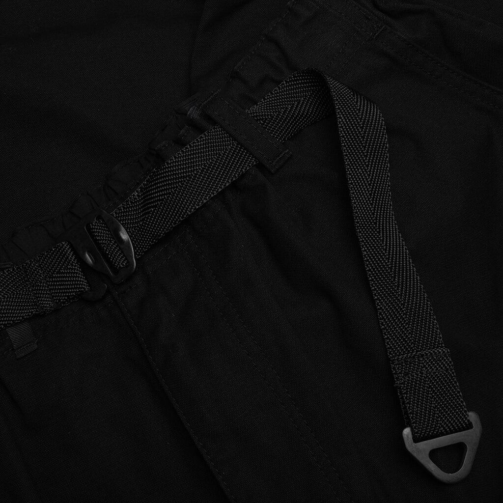 Elasticated Waist Utility Shorts - Black Male Product Image