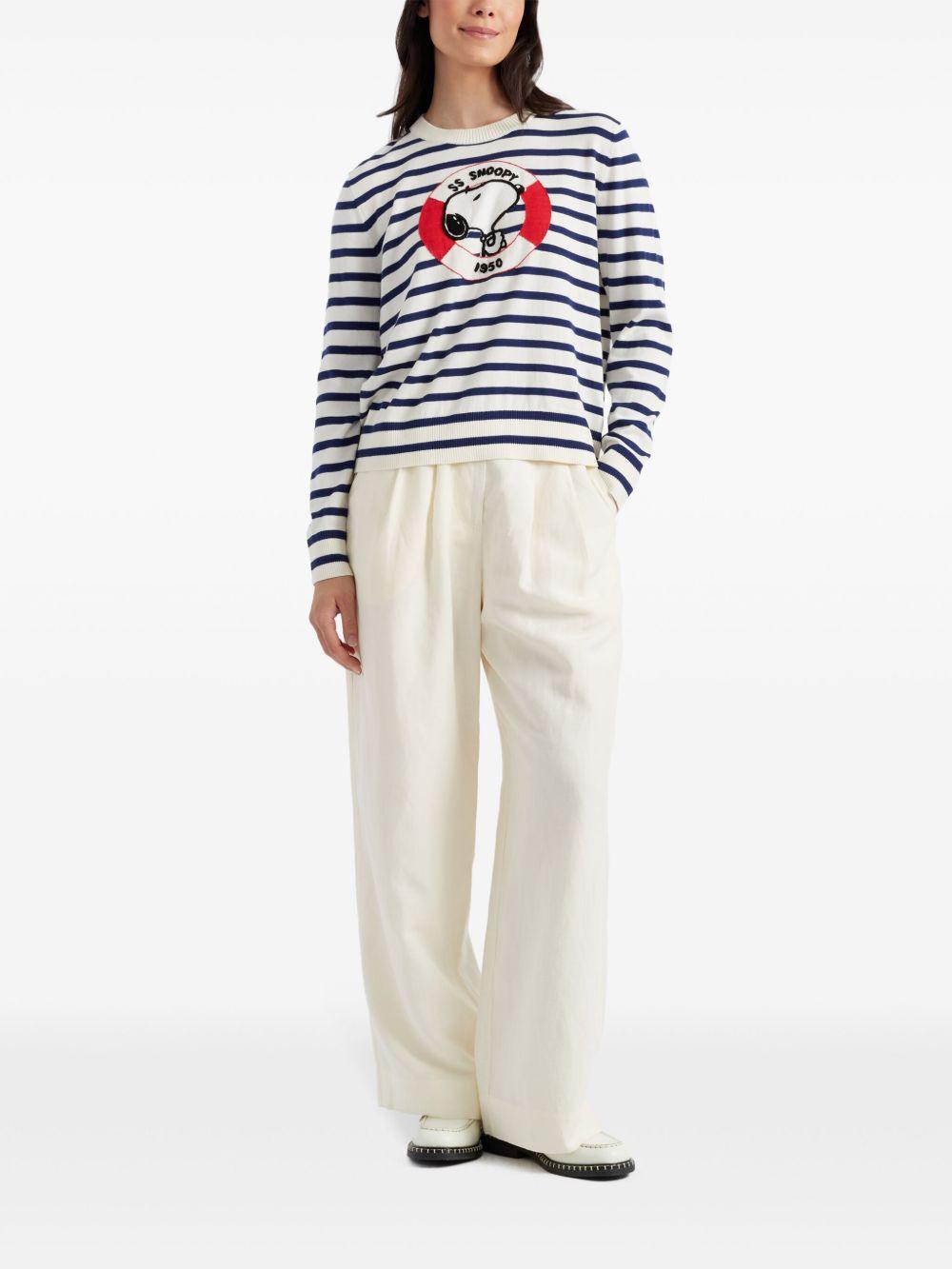 x Peanuts Snoopy-embroidered jumper Product Image