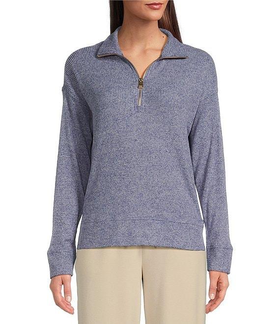 Kinesis Rib Half Zip Long Sleeve Pullover Product Image