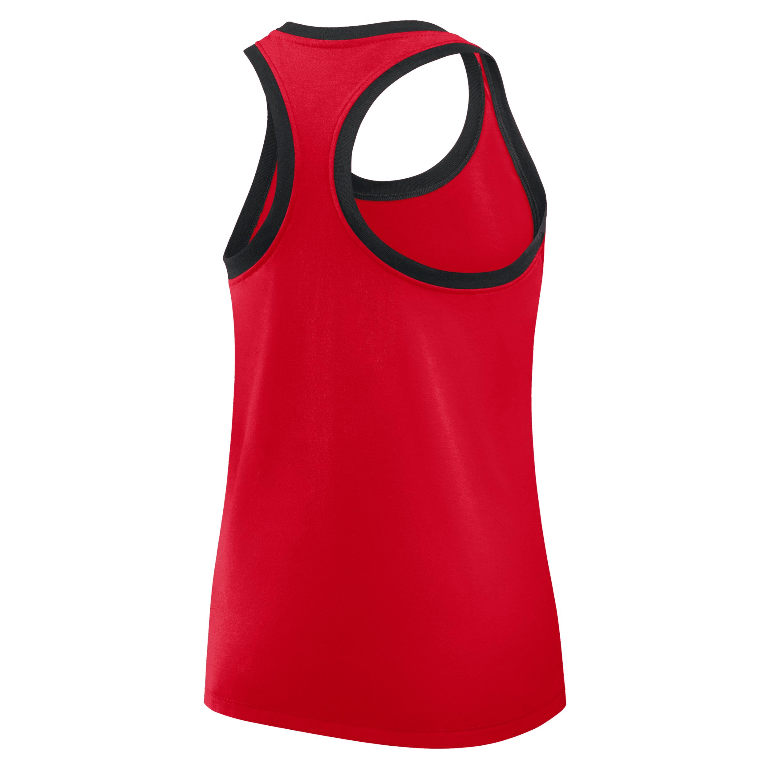 Georgia Primetime Shadow Nike Women's College Racerback Tank Top Product Image