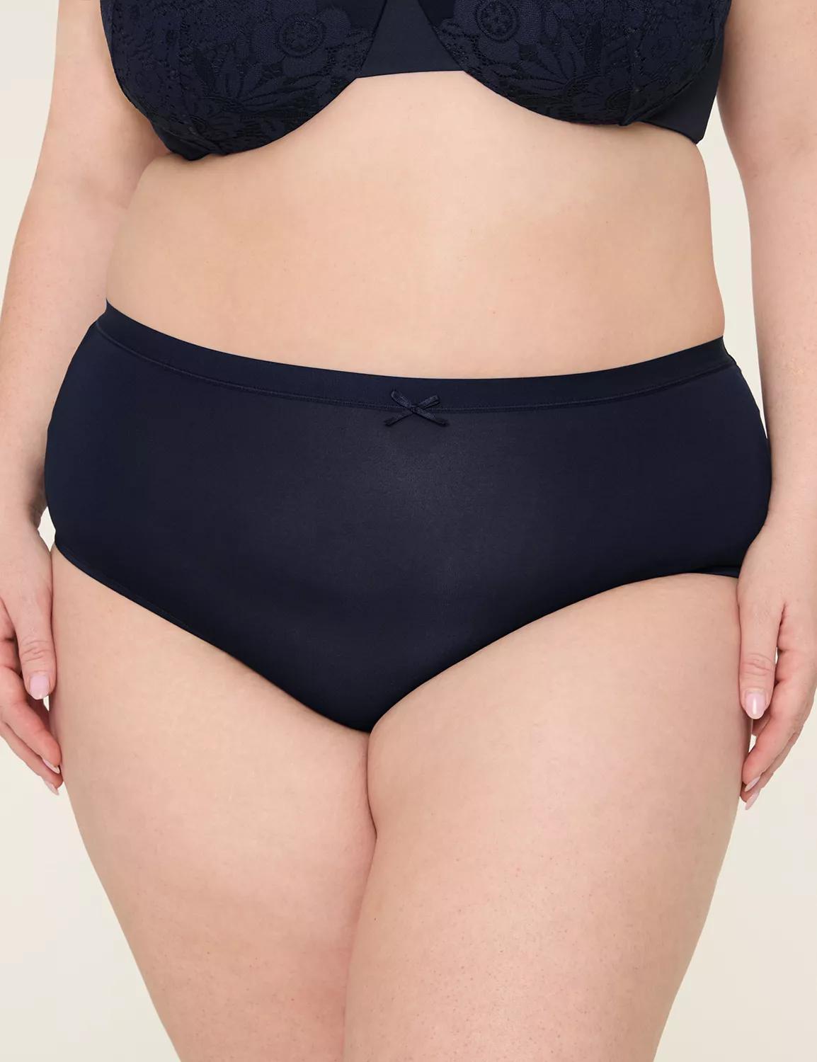 No-Show Lace-Back Full Brief Panty Product Image