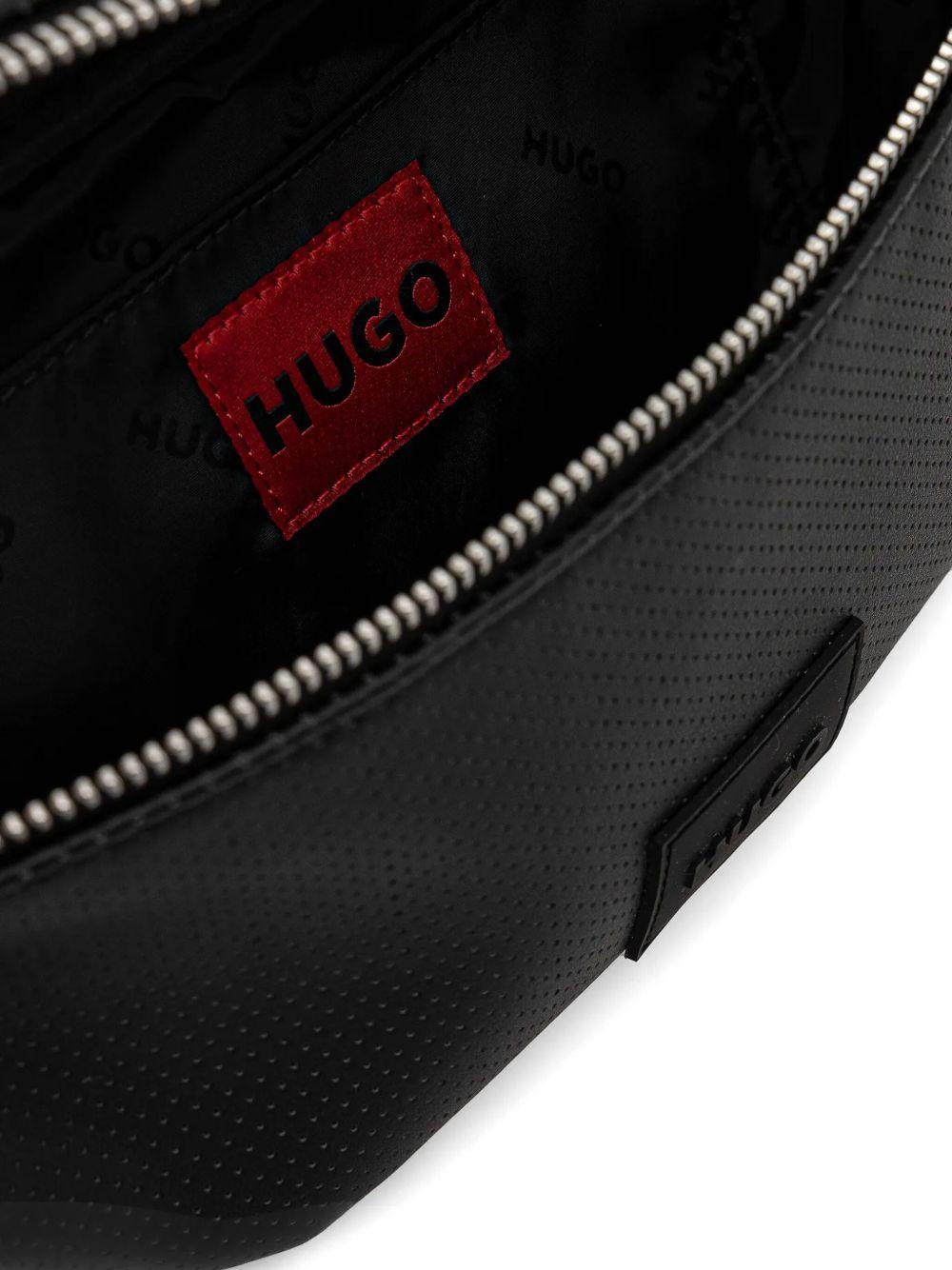 perforated faux-leather belt bag Product Image