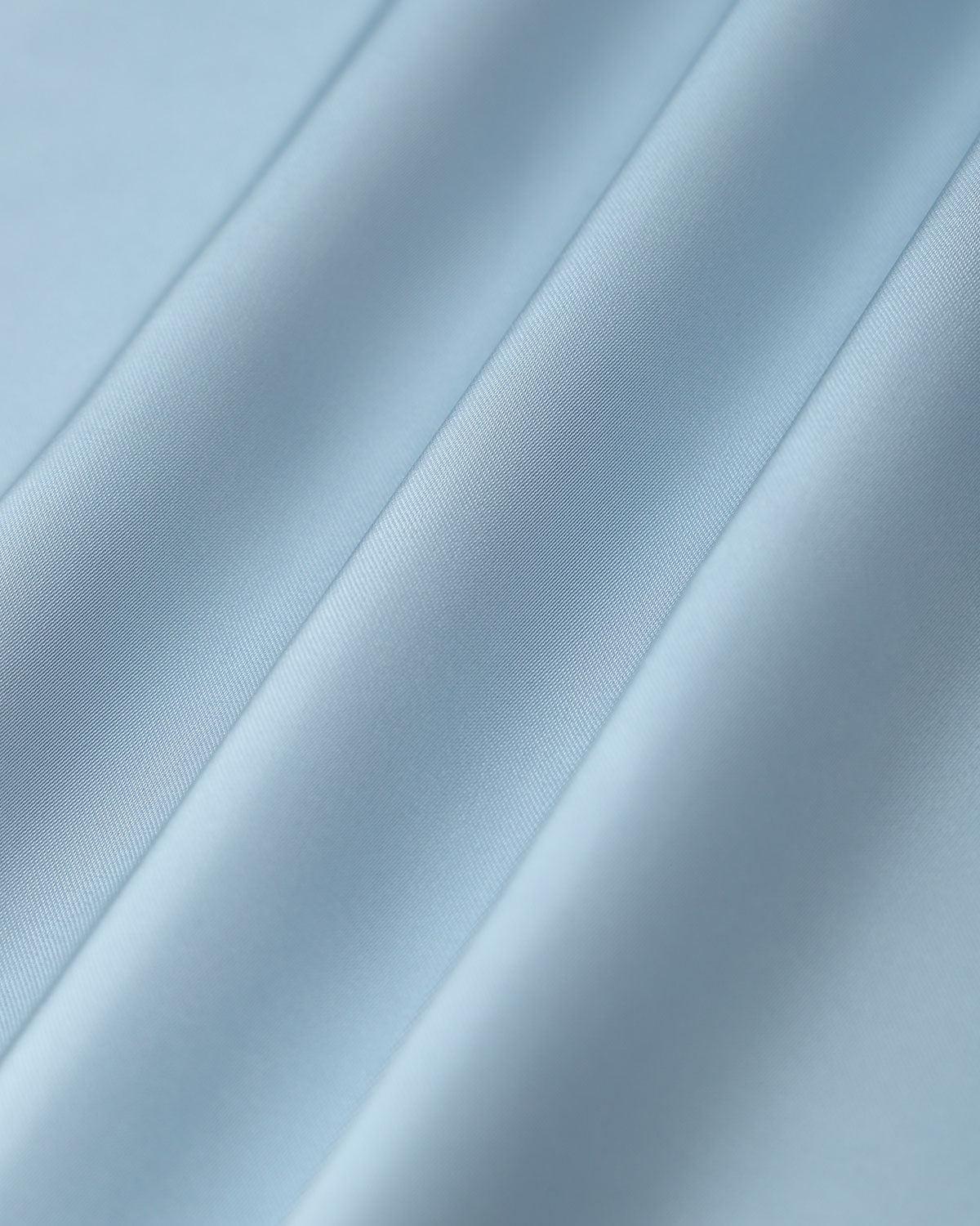 Yellow Square Neck Ruffle Satin Midi Dress Product Image