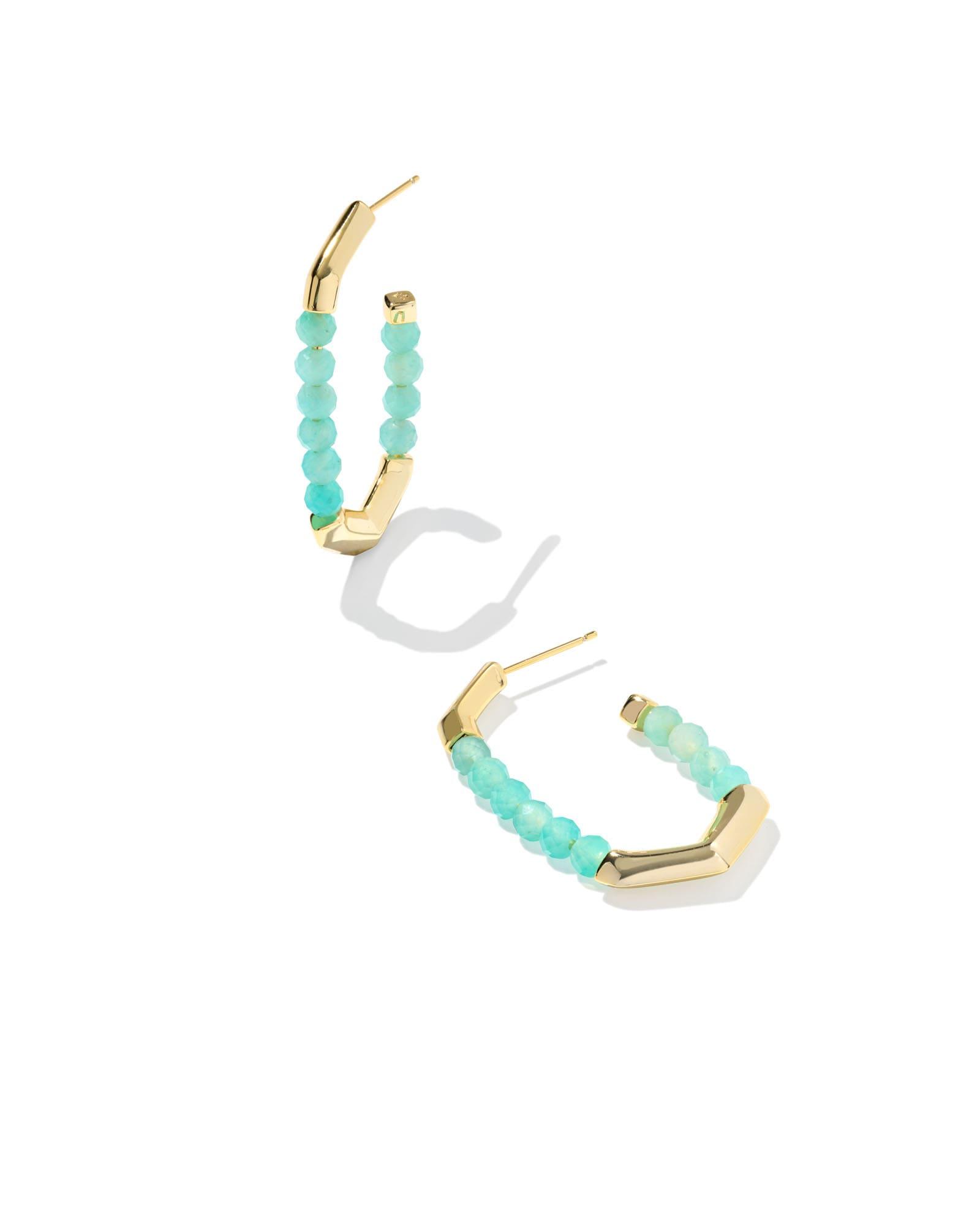 Sylvia Gold Hoop Earrings Product Image