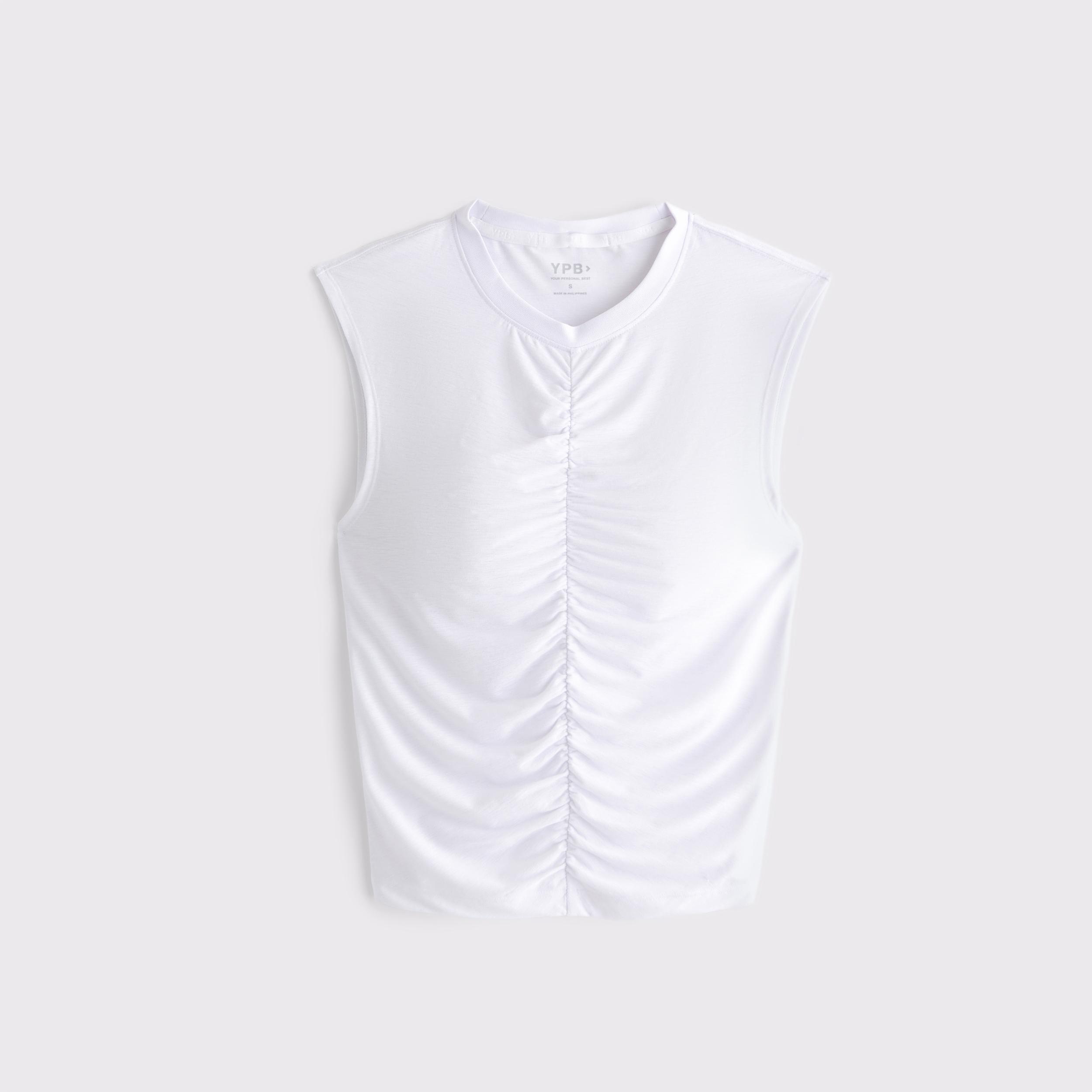 YPB Featherweight Ruched Tank Product Image