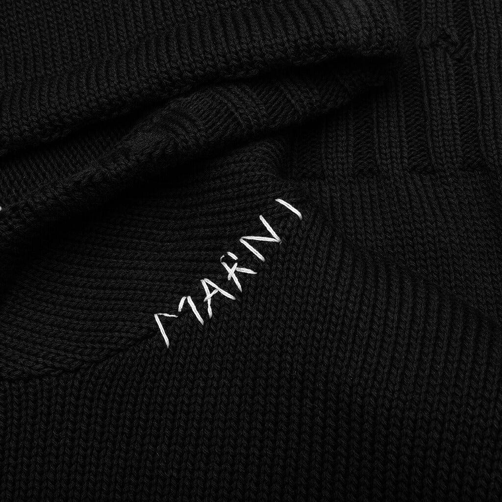 Roundneck Sweater - Black Male Product Image