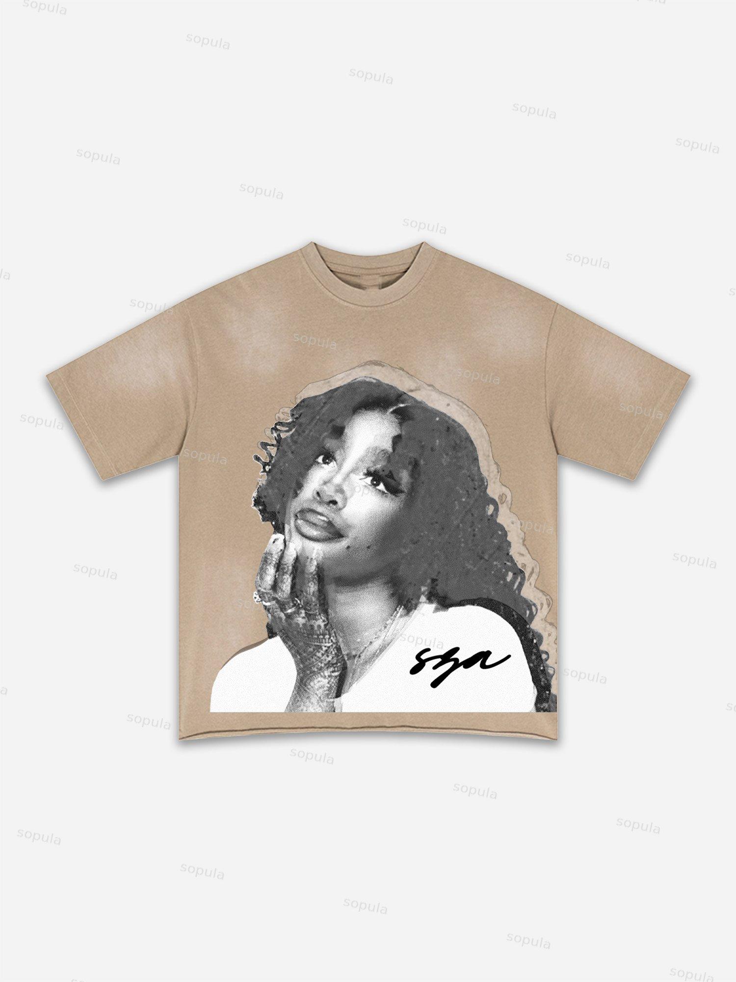 Fly By Choice X Spacestation Graphic Print Washed T-shirt Product Image