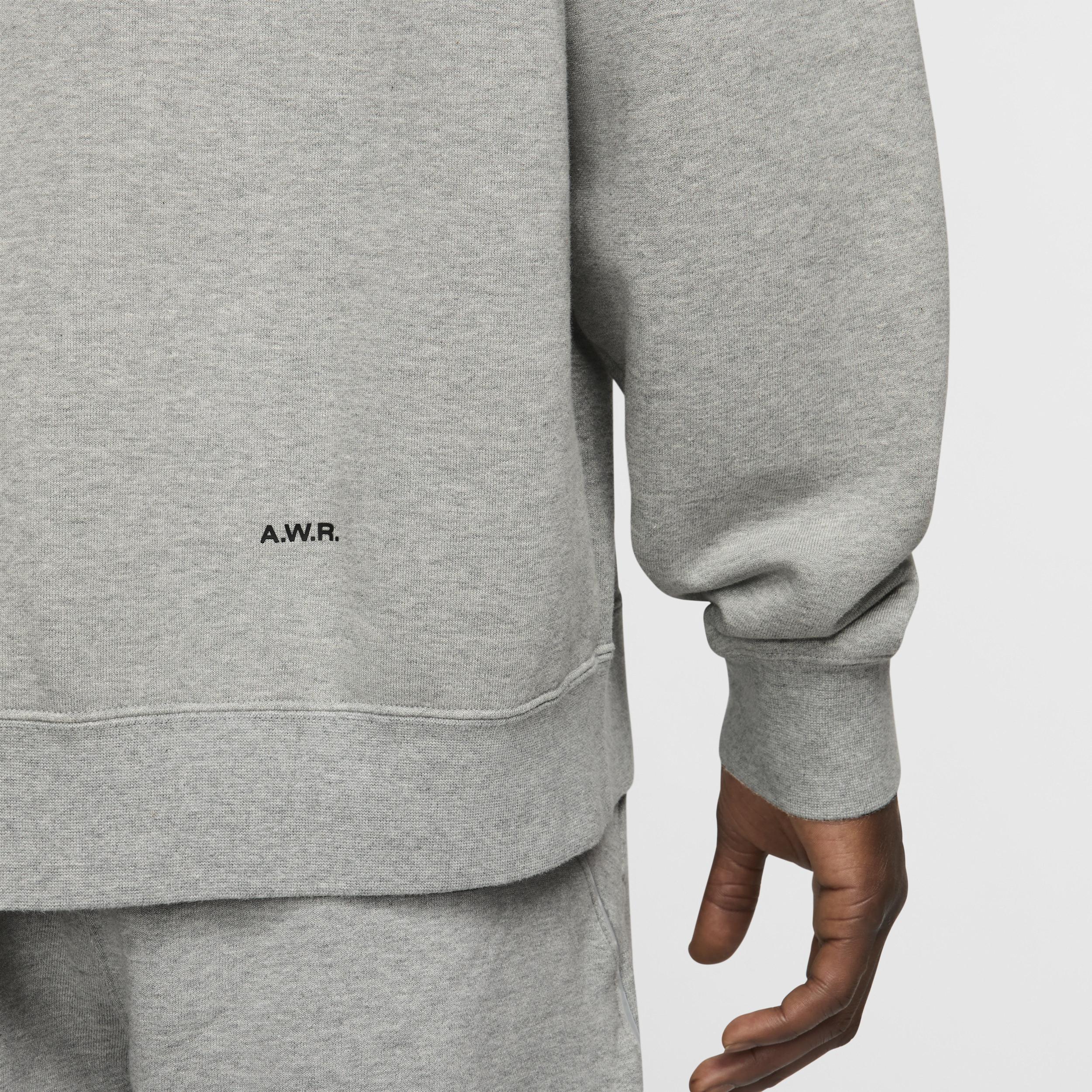 Nike Mens Nike NRG Nocta CS Fleece Crew - Mens Black/Dark Grey Heather Product Image