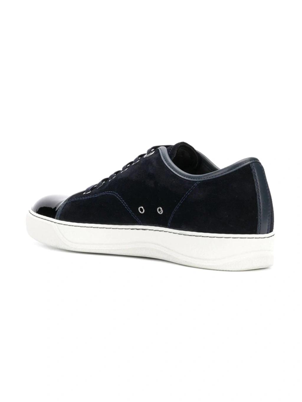Black DBB1 Suede & Patent Leather Sneakers Product Image