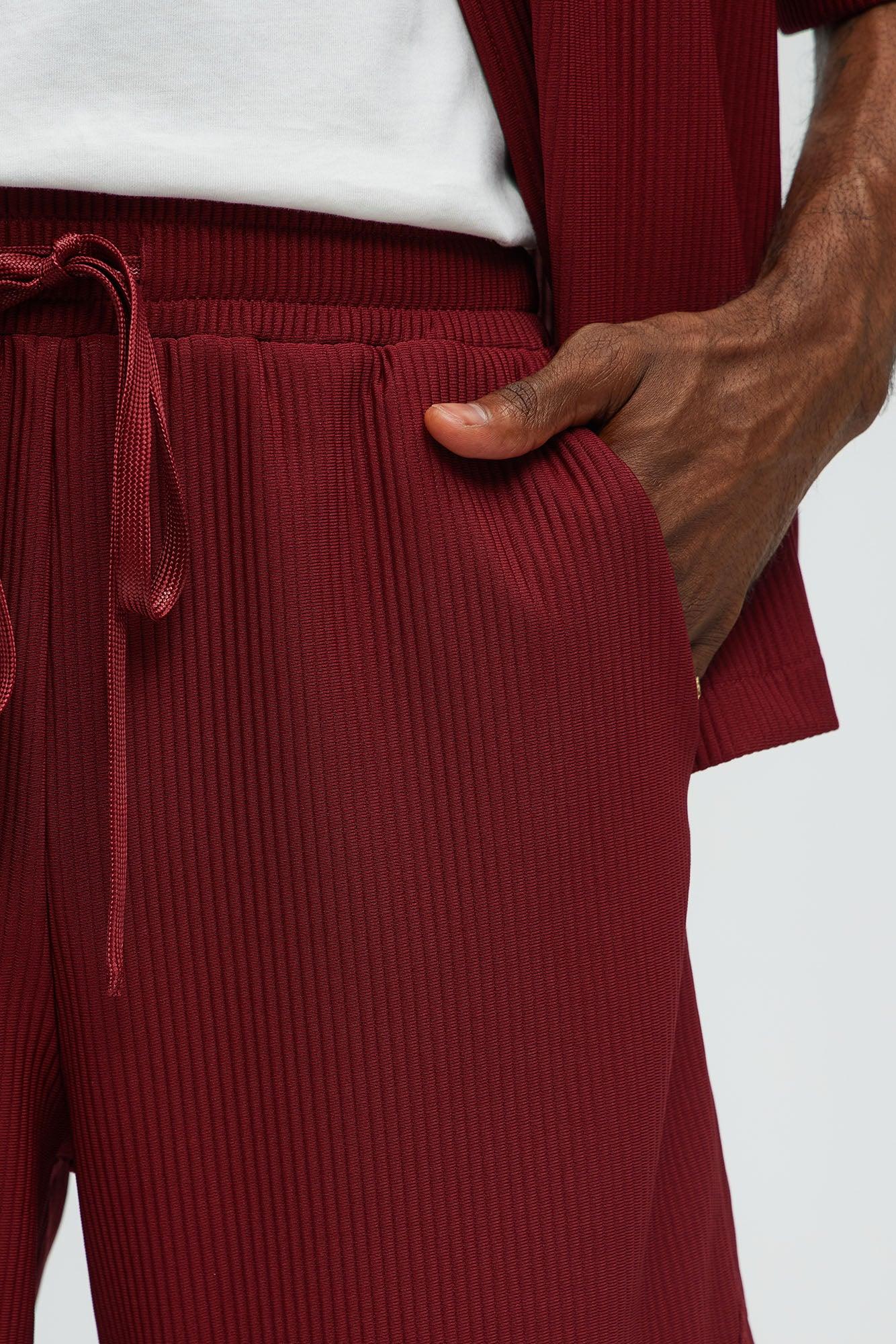 Show Up Basketball Short - Burgundy Male Product Image