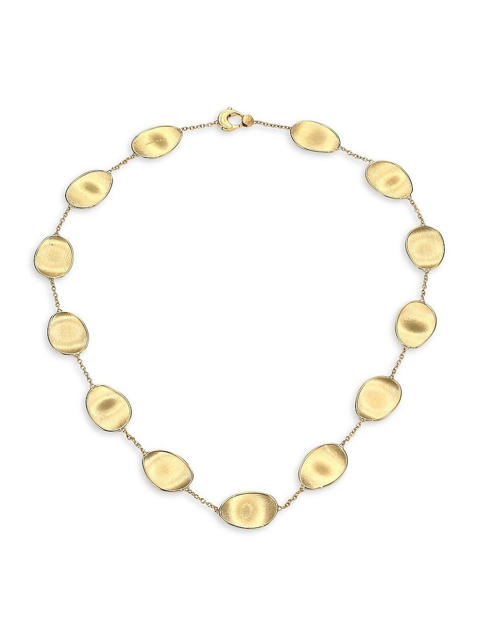 Womens Lunaria 18K Yellow Gold Long Station Necklace Product Image