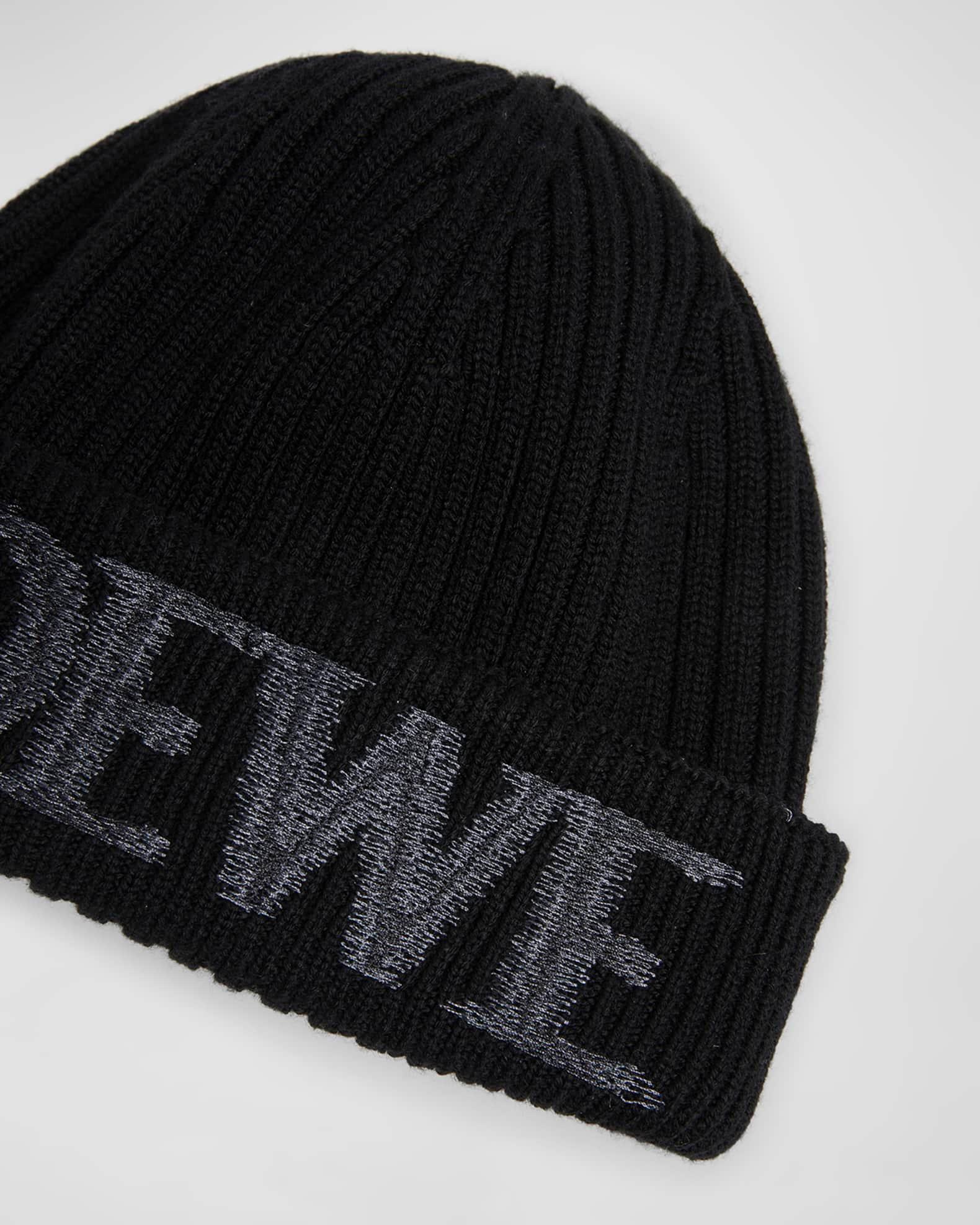 Blurred Logo Wool Beanie  Product Image